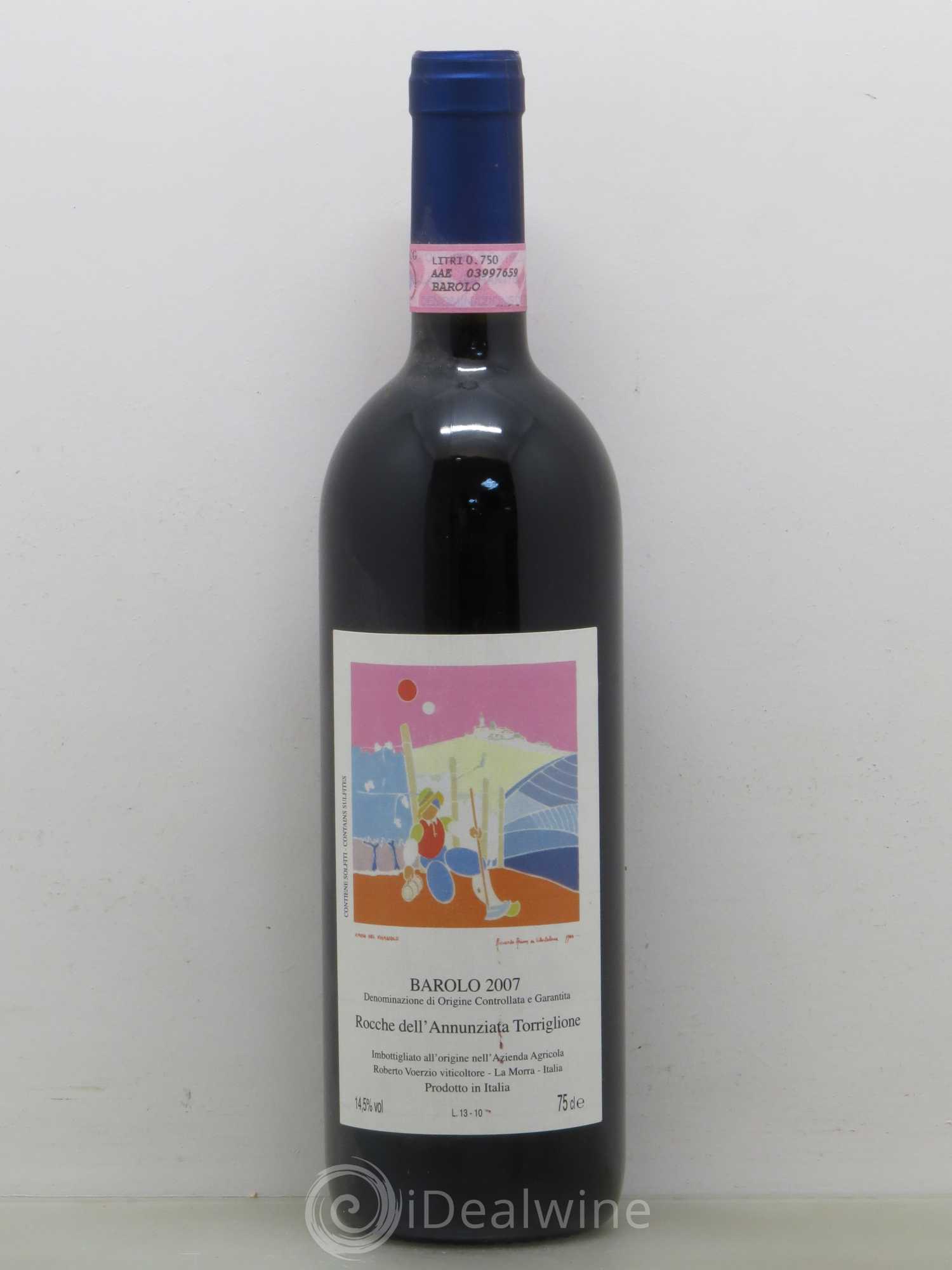 Barolo DOCG Rocche dell'Annunziata Torriglione Roberto Voerzio 2007 - Lot de 1 bouteille - 0