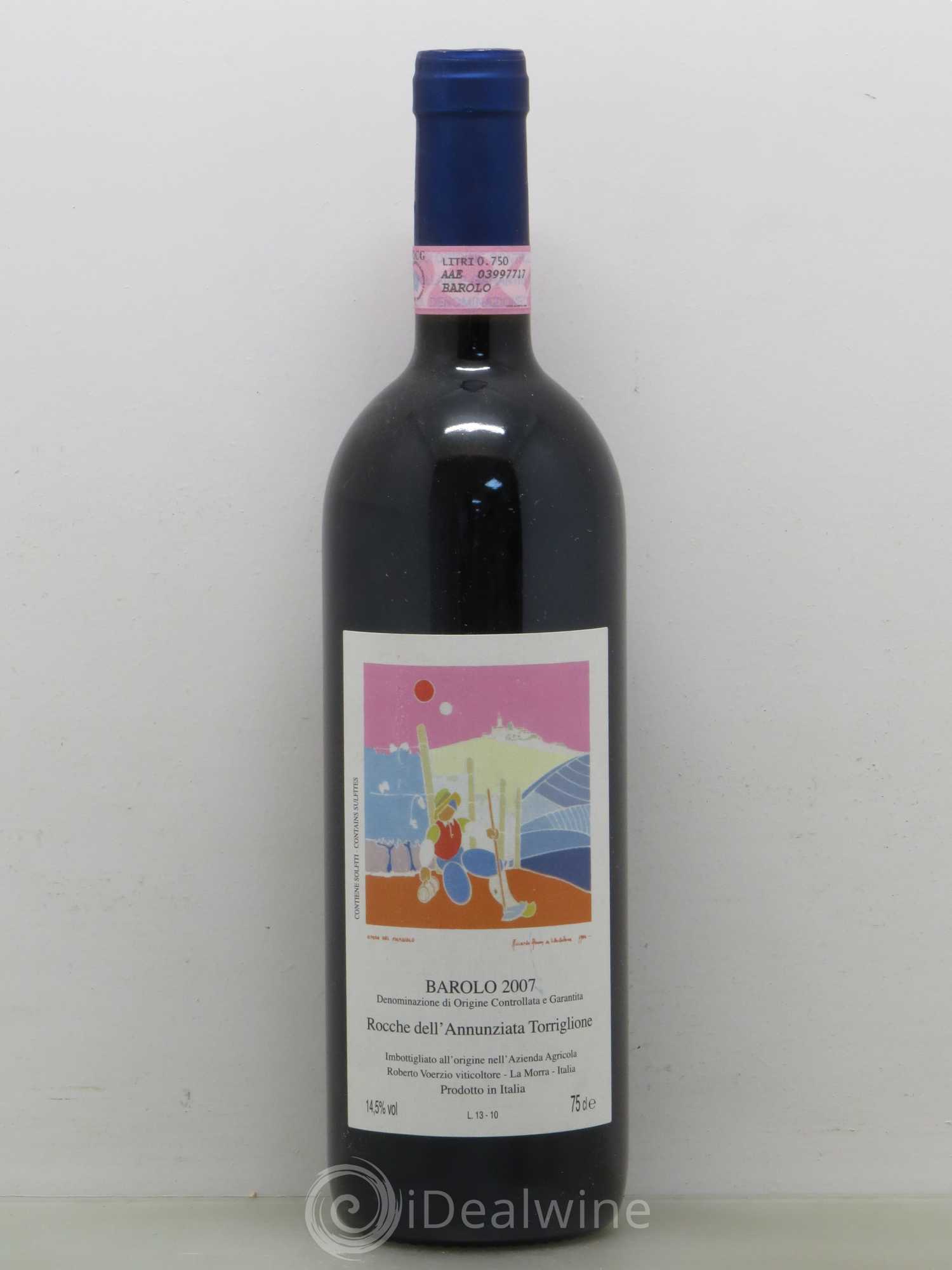 Barolo DOCG Rocche dell'Annunziata Torriglione Roberto Voerzio 2007 - Lot de 1 bouteille - 0