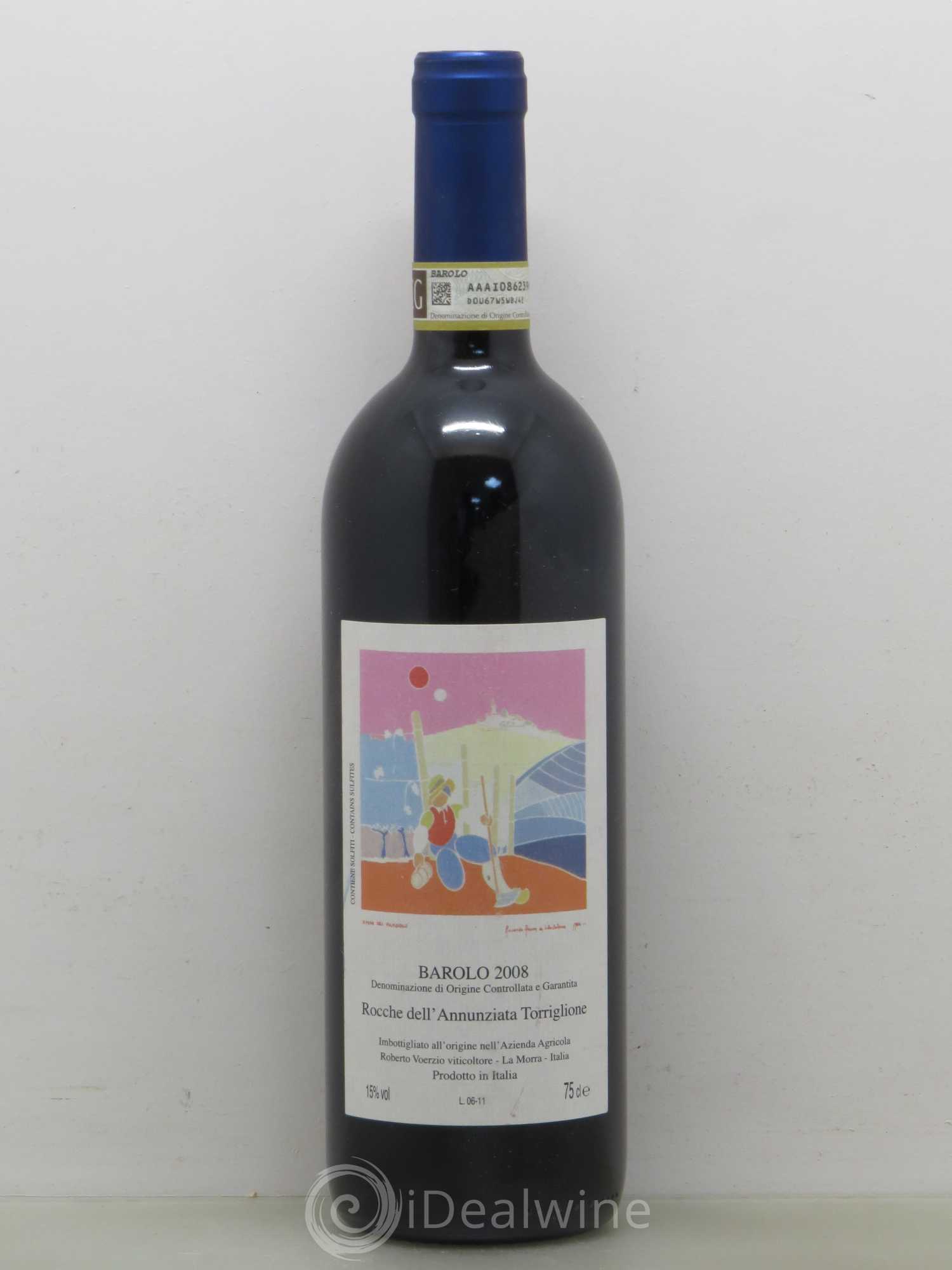Barolo DOCG Rocche dell'Annunziata Torriglione Roberto Voerzio 2008 - Lot de 1 bouteille - 0