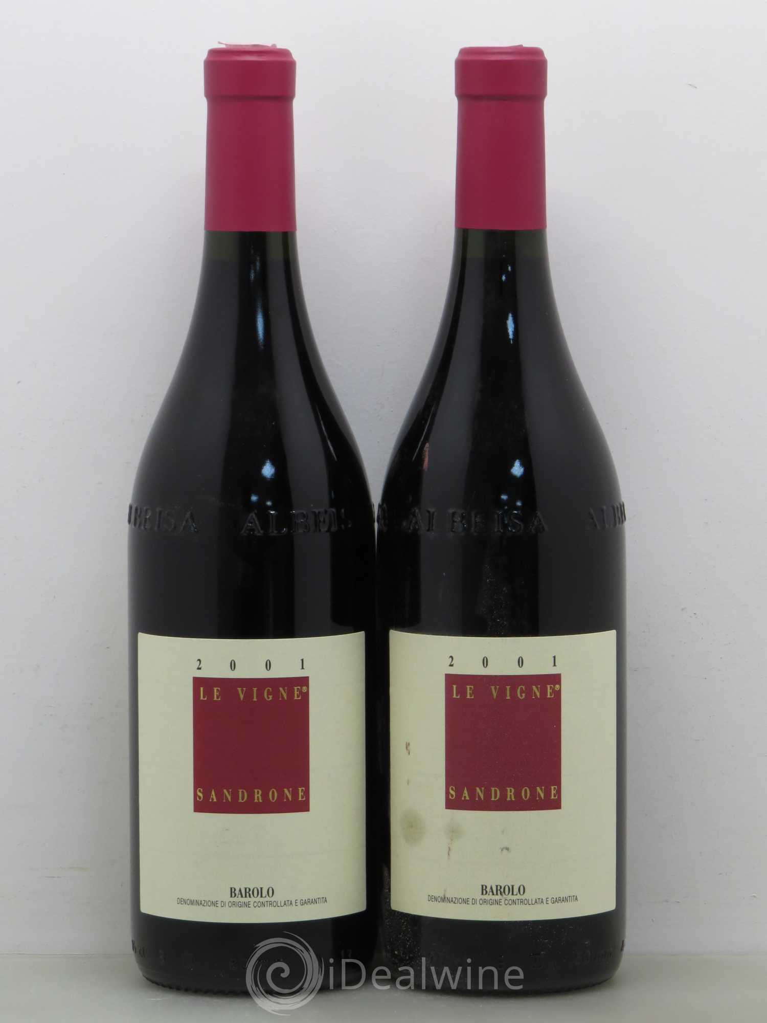 Barolo DOCG Le Vigne Luciano Sandrone 2001 - Lot de 2 bouteilles - 0