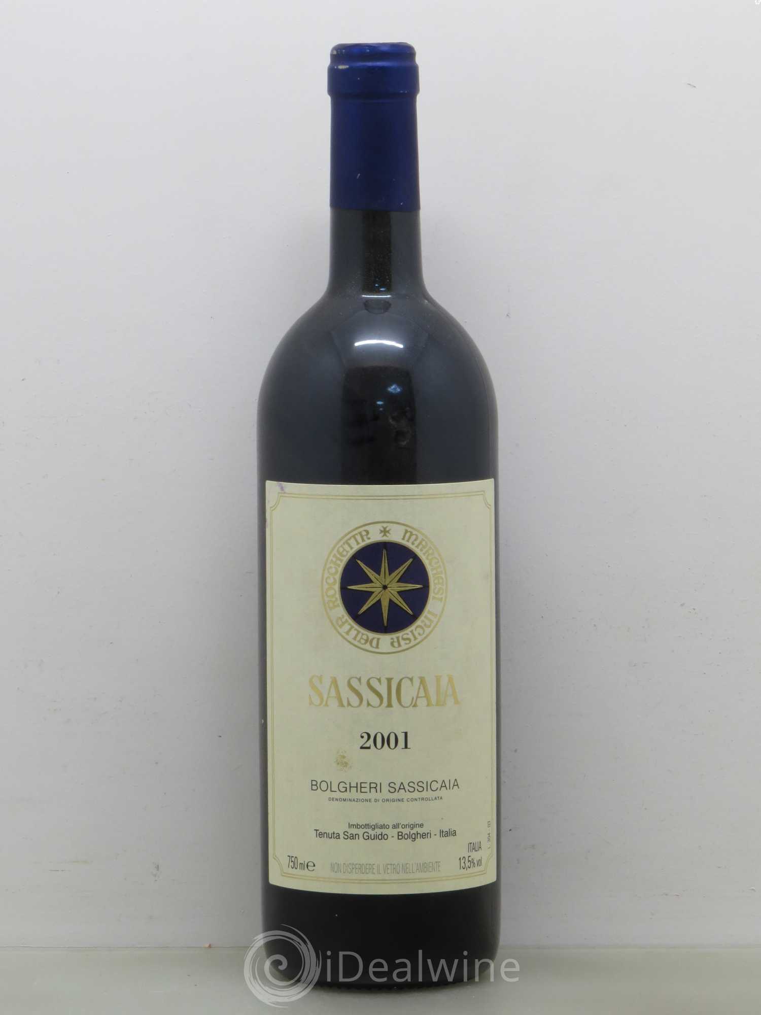 Bolgheri DOC Sassicaia Tenuta San Guido 2001 - Lot de 1 bouteille - 0
