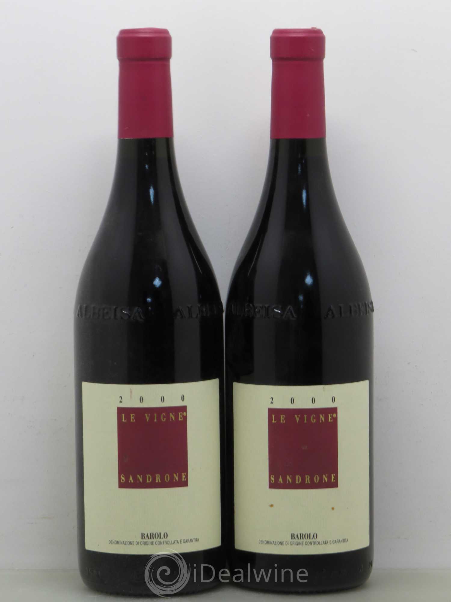 Barolo DOCG Le Vigne Luciano Sandrone 2000 - Lot de 2 bouteilles - 0