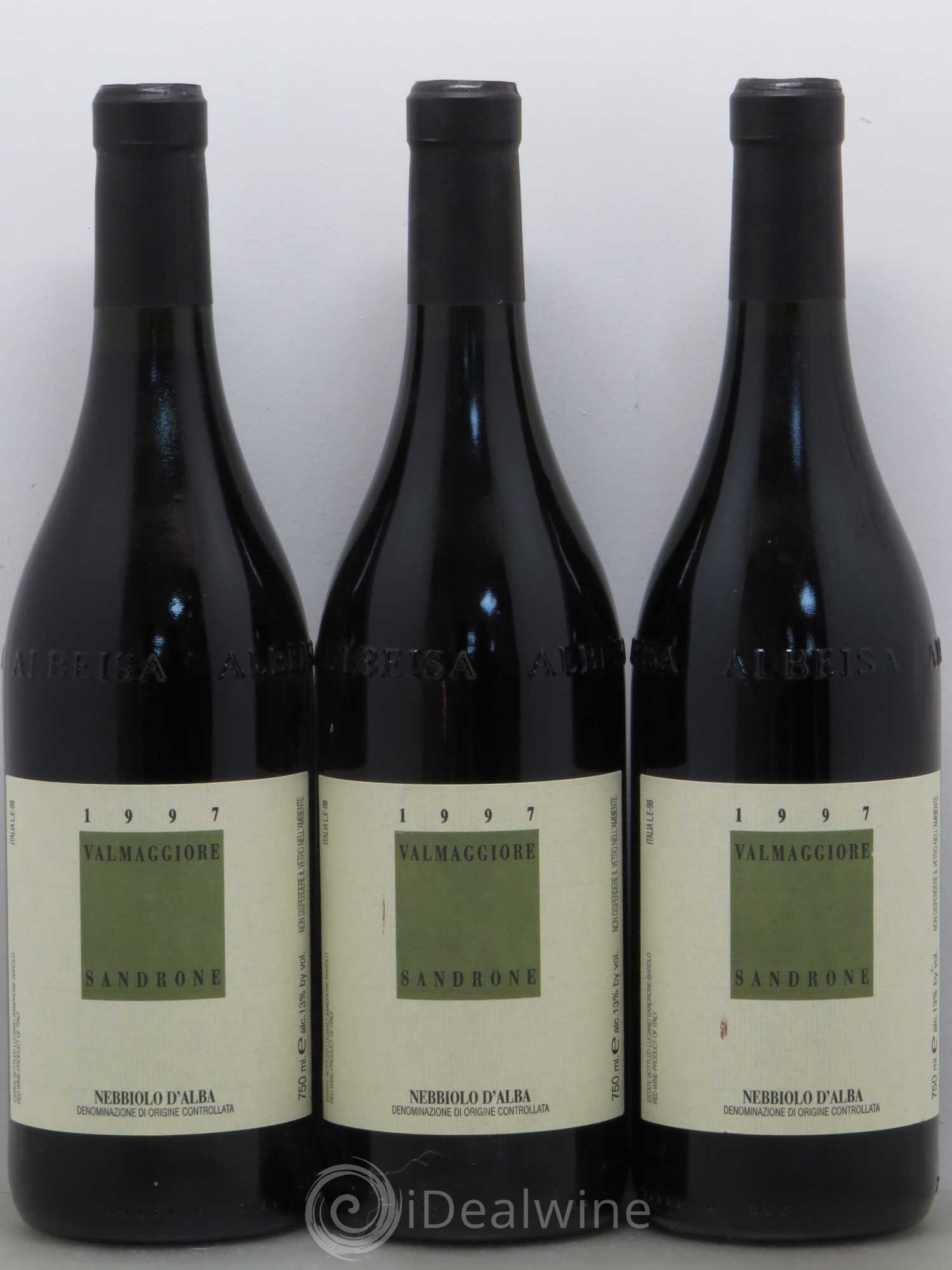 Nebbiolo d'Alba DOC Valmaggiore Luciano Sandrone 1997 - Lot de 3 bouteilles - 0