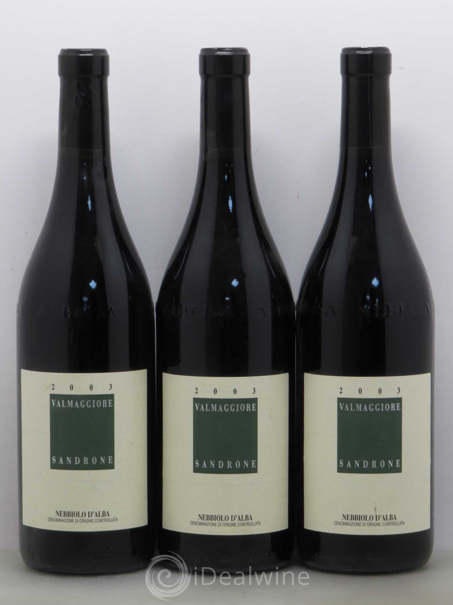 Nebbiolo d'Alba DOC Valmaggiore Luciano Sandrone 2003 - Lot de 6 bouteilles - 1
