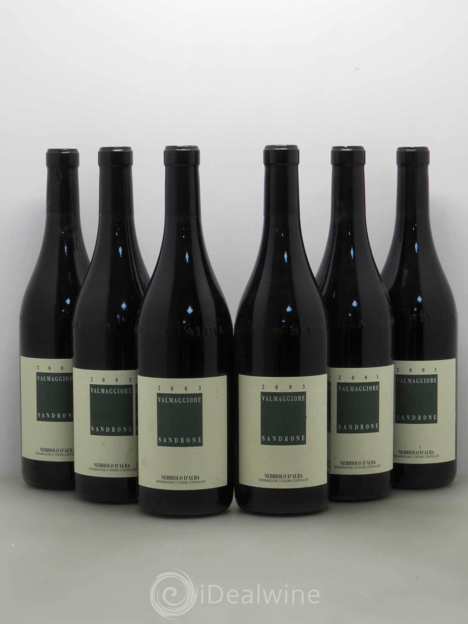 Nebbiolo d'Alba DOC Valmaggiore Luciano Sandrone 2003 - Lot de 6 bouteilles - 0