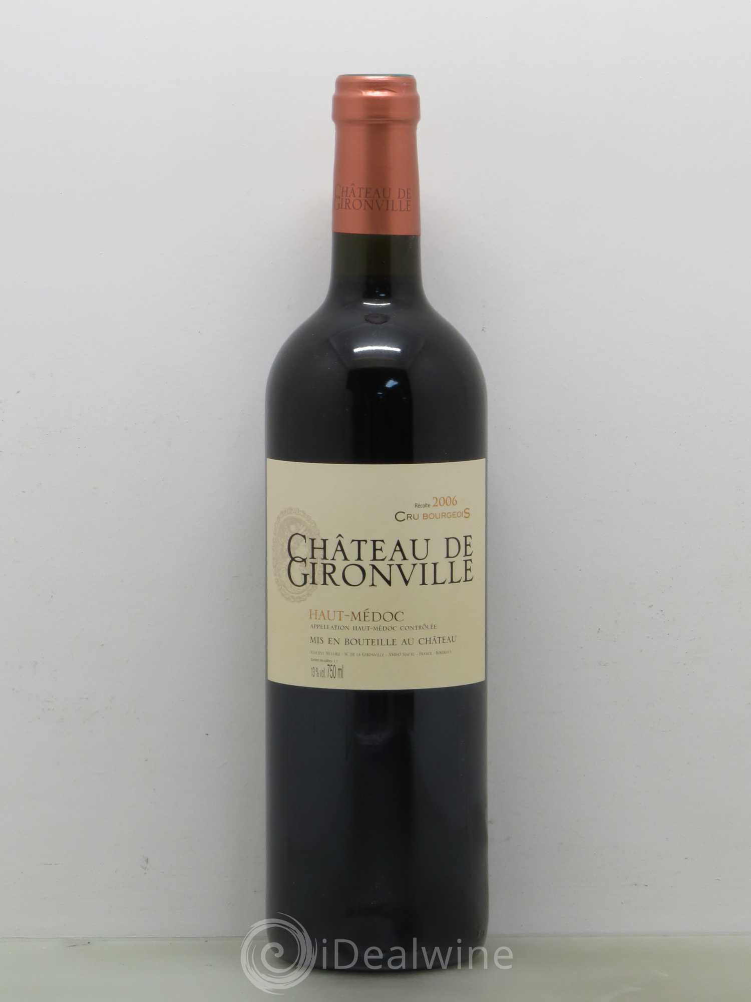 Château Gironville 2006 - Lot de 1 bouteille - 0