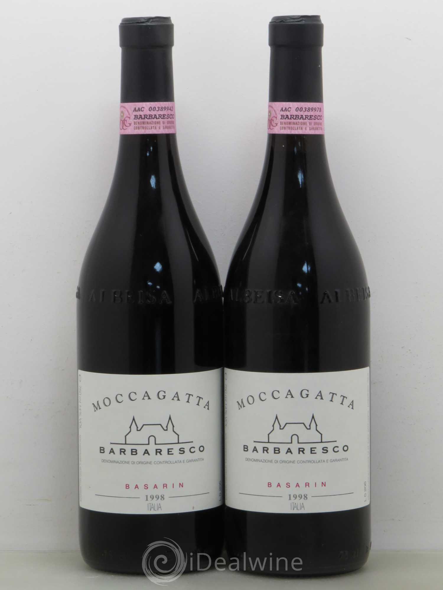 Barbaresco DOCG Basarin MoccaGatta 1998 - Lotto di 2 bottiglie - 0