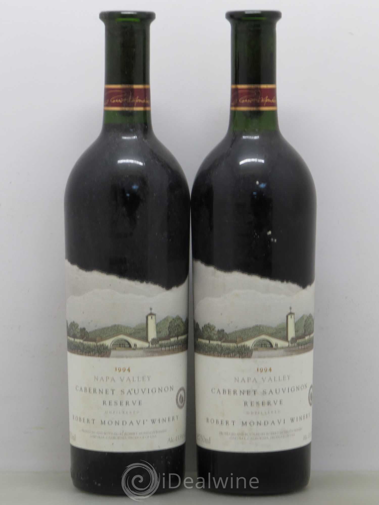 USA Cabernet Sauvignon Réserve Napa Robert Mondavi 1994 - Posten von 2 Flaschen - 0