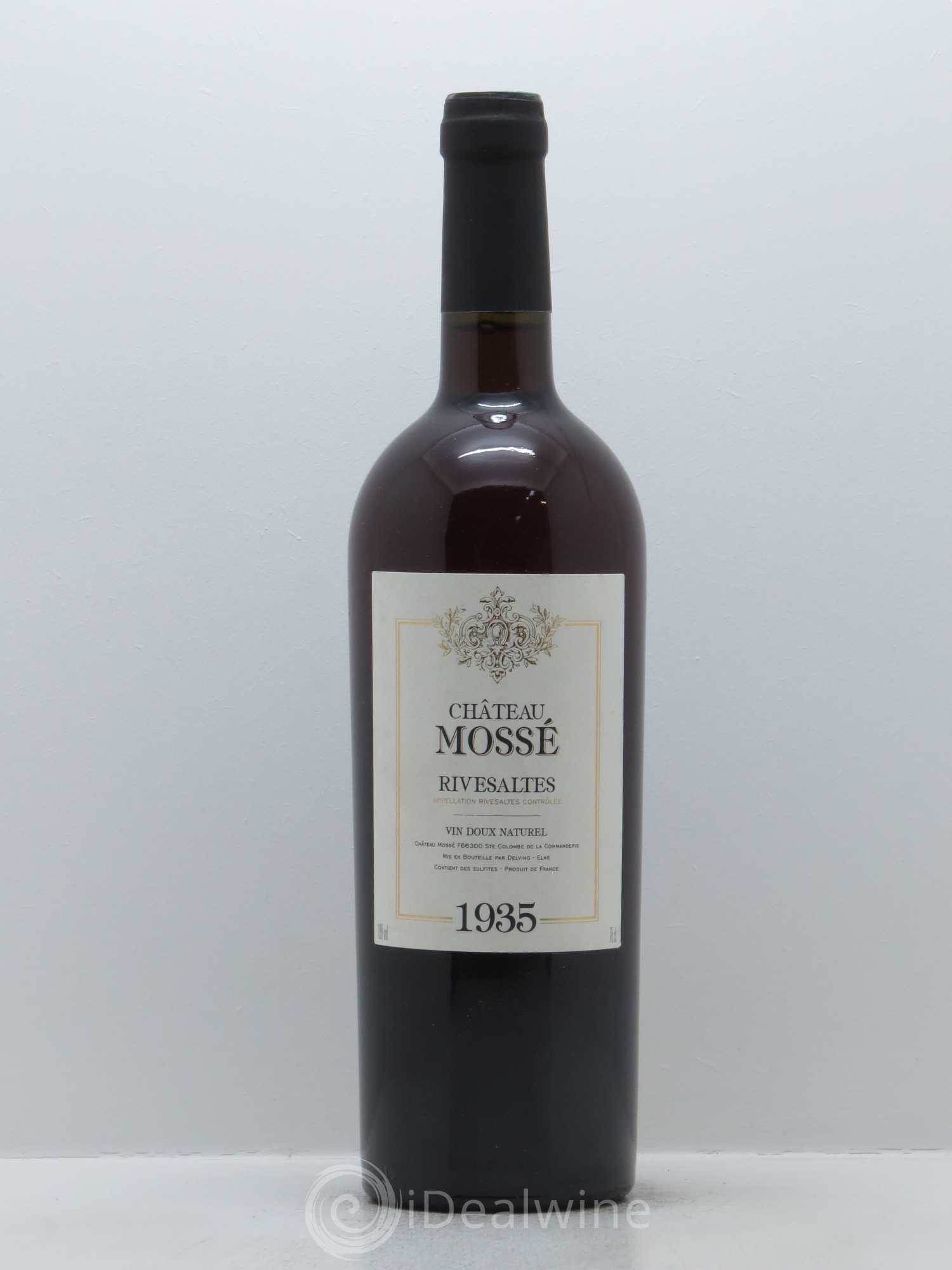 Rivesaltes Château Mossé 1935 - Posten von 1 Flasche - 0
