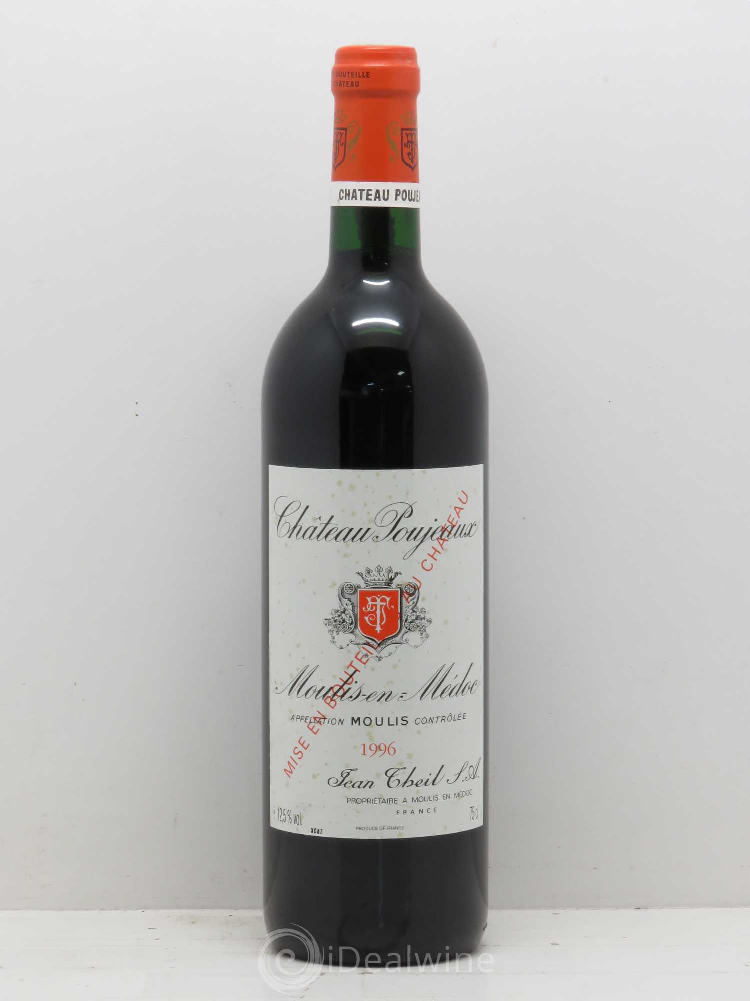 Château Poujeaux 1996 - Lot de 1 bouteille - 0