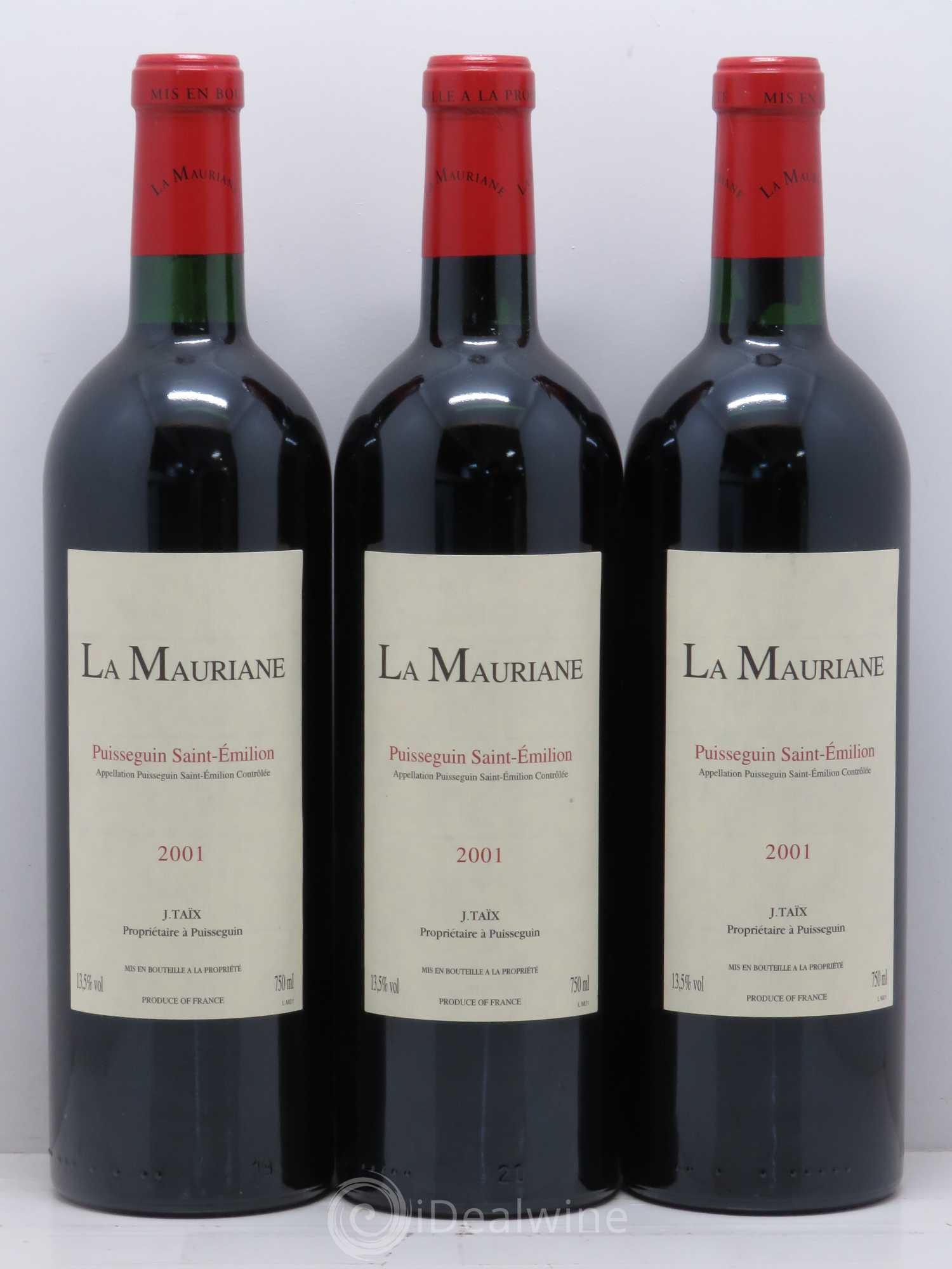 La Mauriane 2001 - Lot de 3 bouteilles - 0
