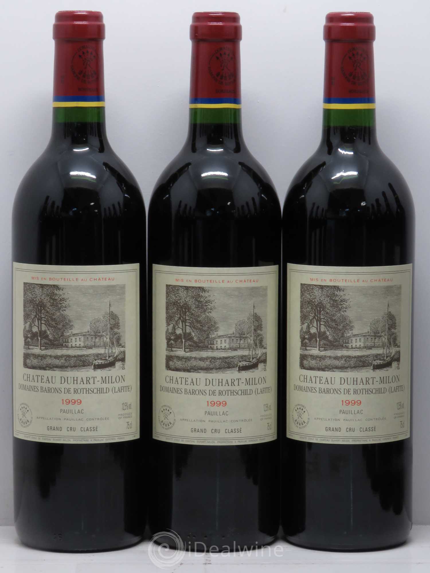 Château Duhart-Milon 4ème Grand Cru Classé 1999 - Lot de 12 bouteilles - 1
