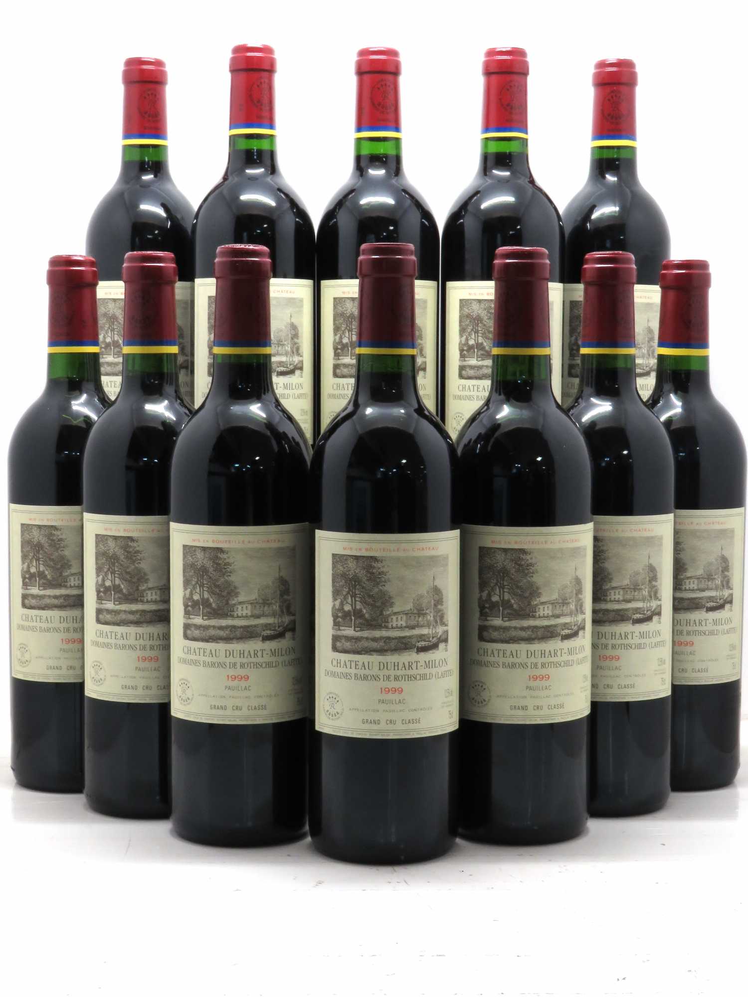 Château Duhart-Milon 4ème Grand Cru Classé 1999 - Lot de 12 bouteilles - 0
