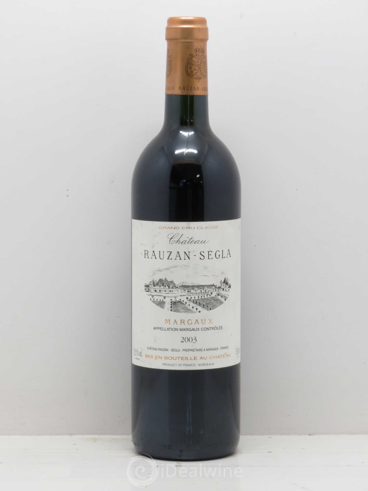 Château Rauzan Ségla Grand Cru Classé 2003 - Posten von 1 Flasche - 0