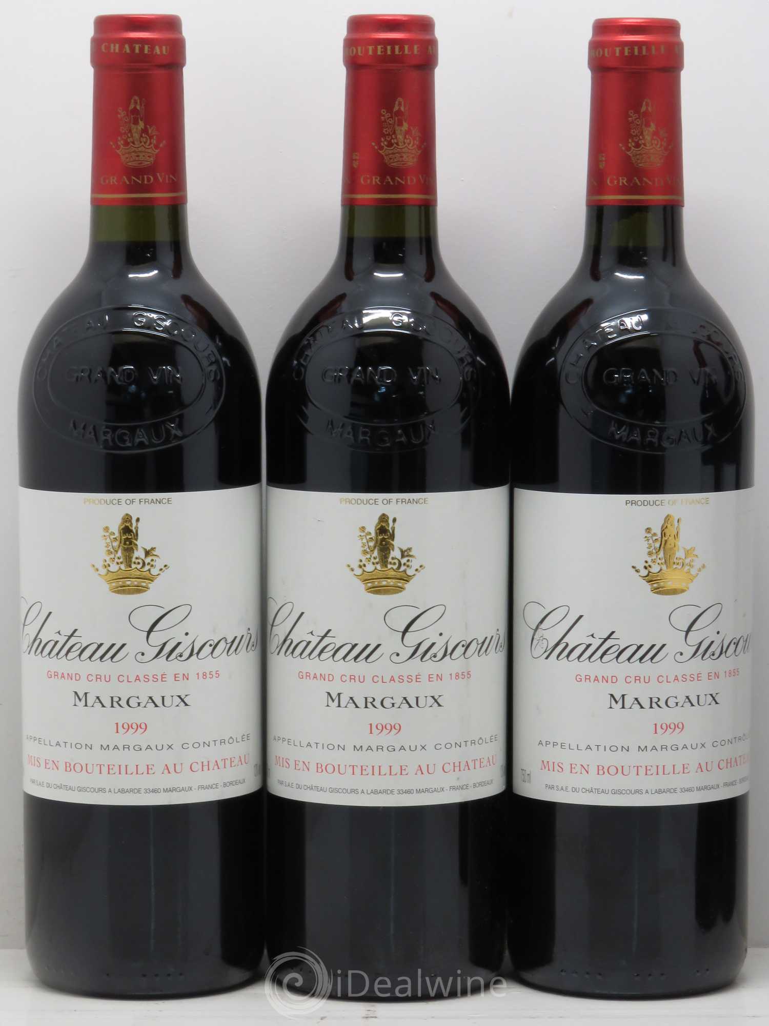 Château Giscours 3ème Grand Cru Classé 1999 - Lot de 5 bouteilles - 1