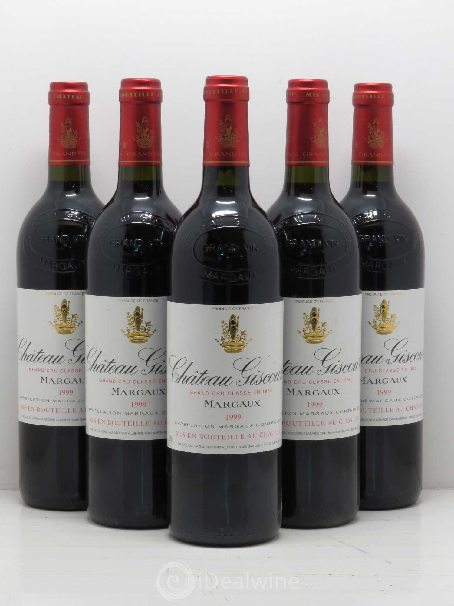 Château Giscours 3ème Grand Cru Classé 1999 - Lot de 5 bouteilles - 0
