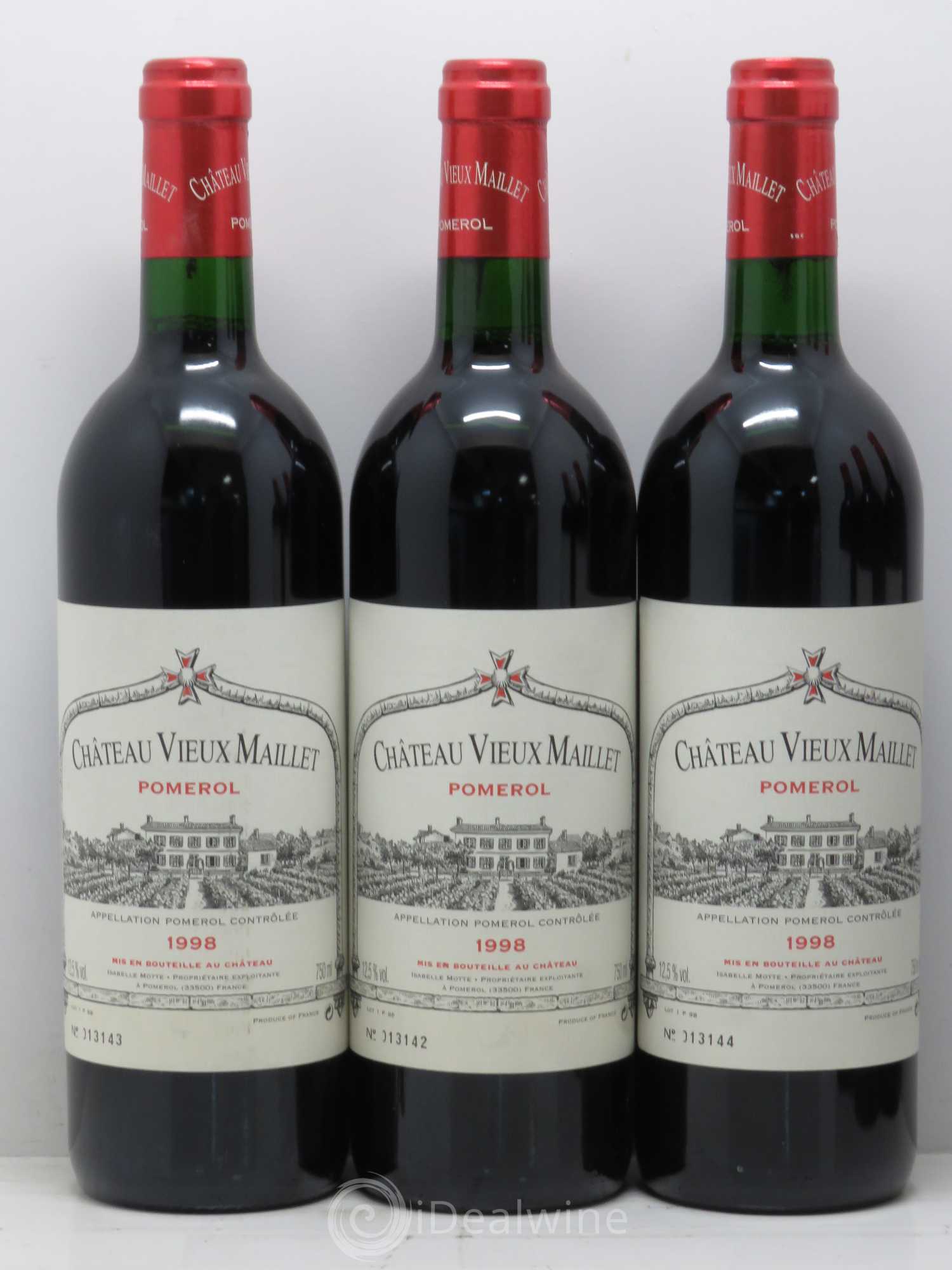 Château Vieux Maillet 1998 - Lot de 6 bouteilles - 1