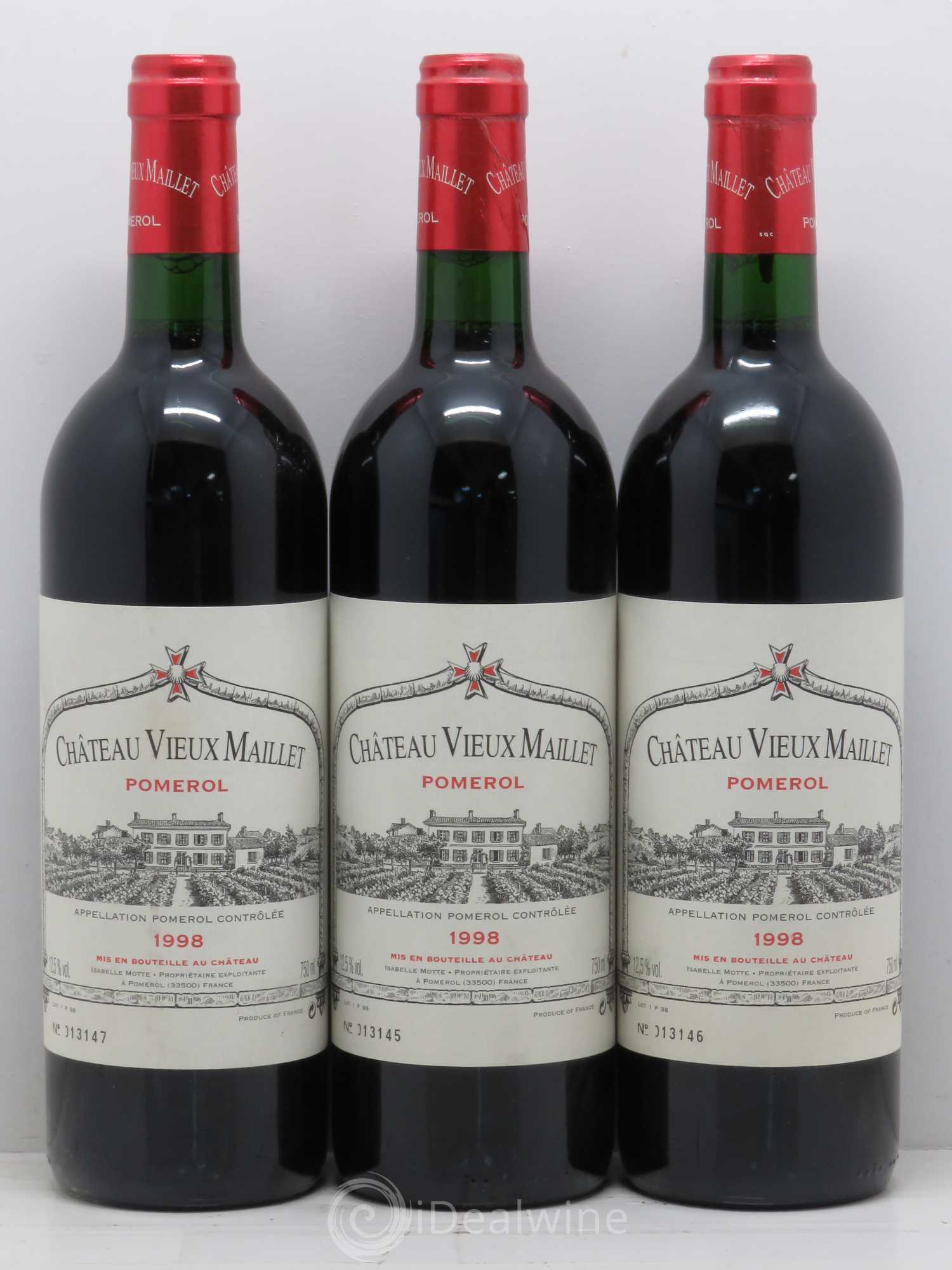 Château Vieux Maillet 1998 - Lot de 6 bouteilles - 2