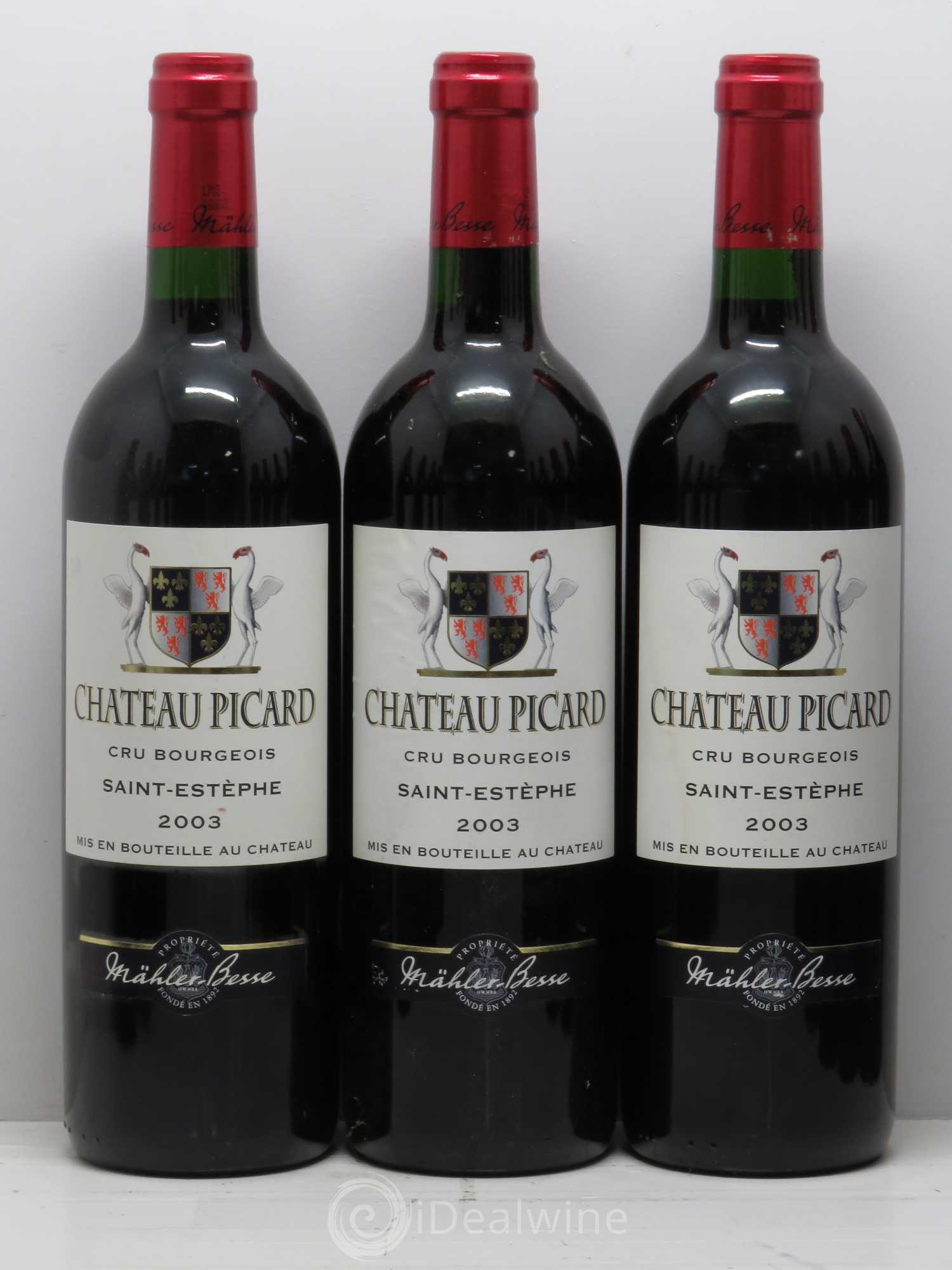 Saint-Estèphe Château Picard 2003 - Posten von 12 Flaschen - 1