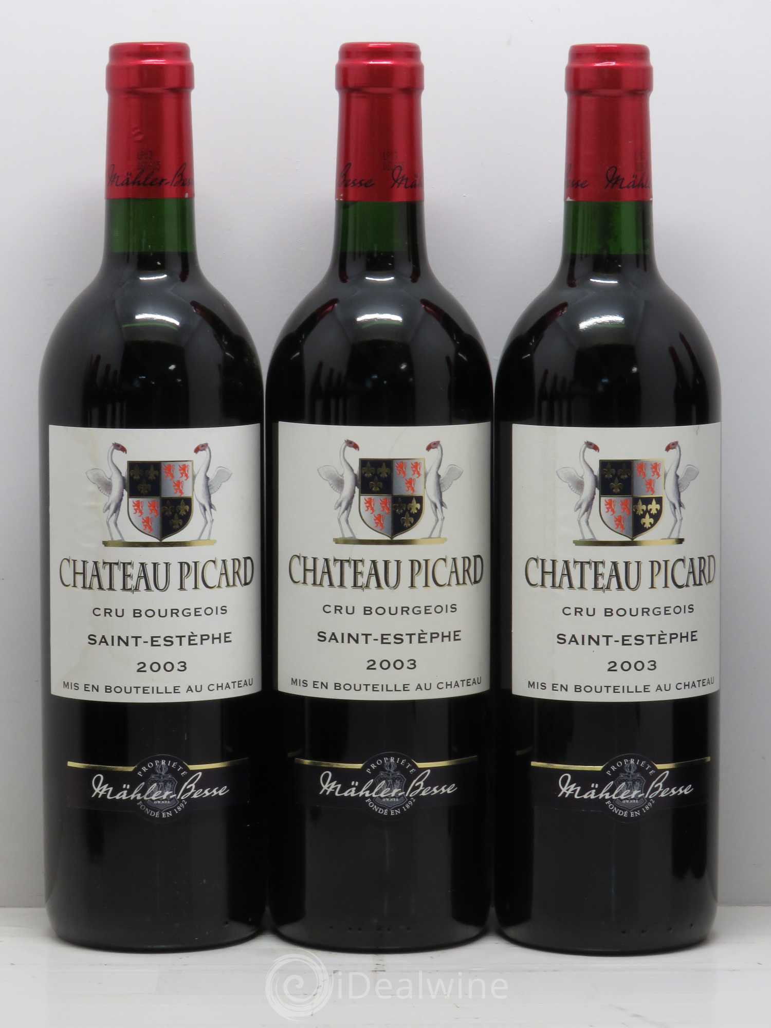 Saint-Estèphe Château Picard 2003 - Posten von 12 Flaschen - 2