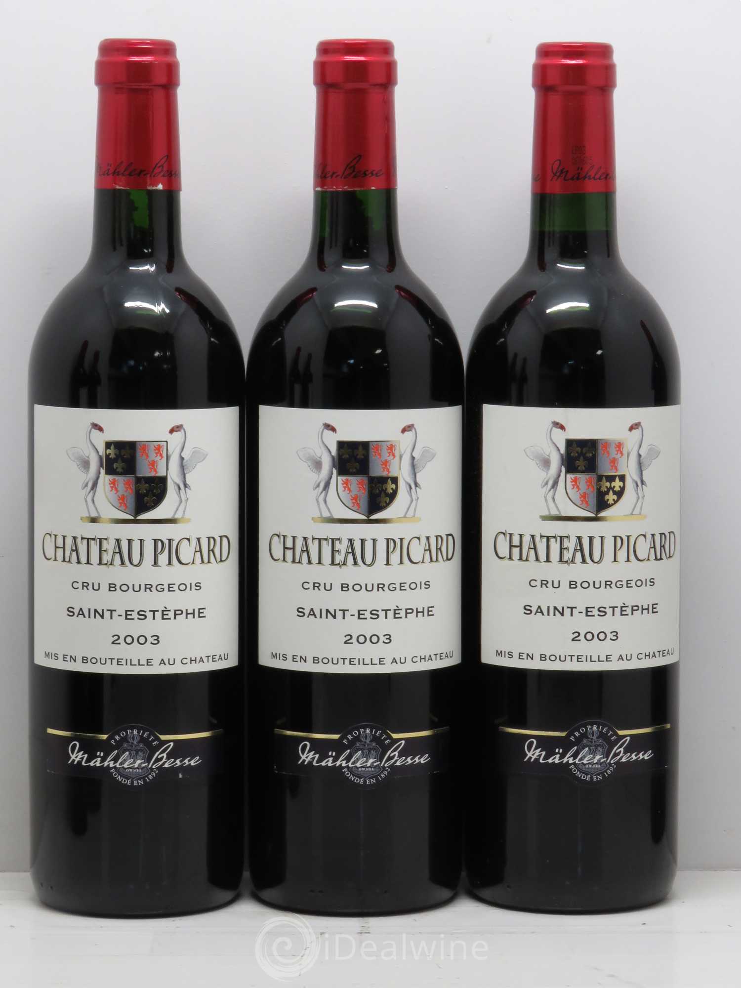 Saint-Estèphe Château Picard 2003 - Posten von 12 Flaschen - 3
