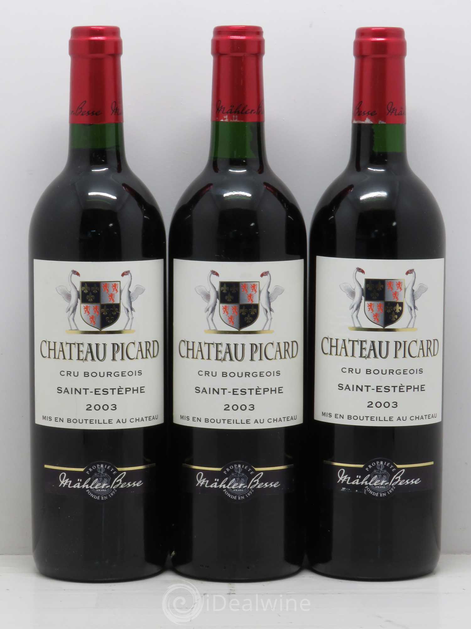 Saint-Estèphe Château Picard 2003 - Posten von 12 Flaschen - 4