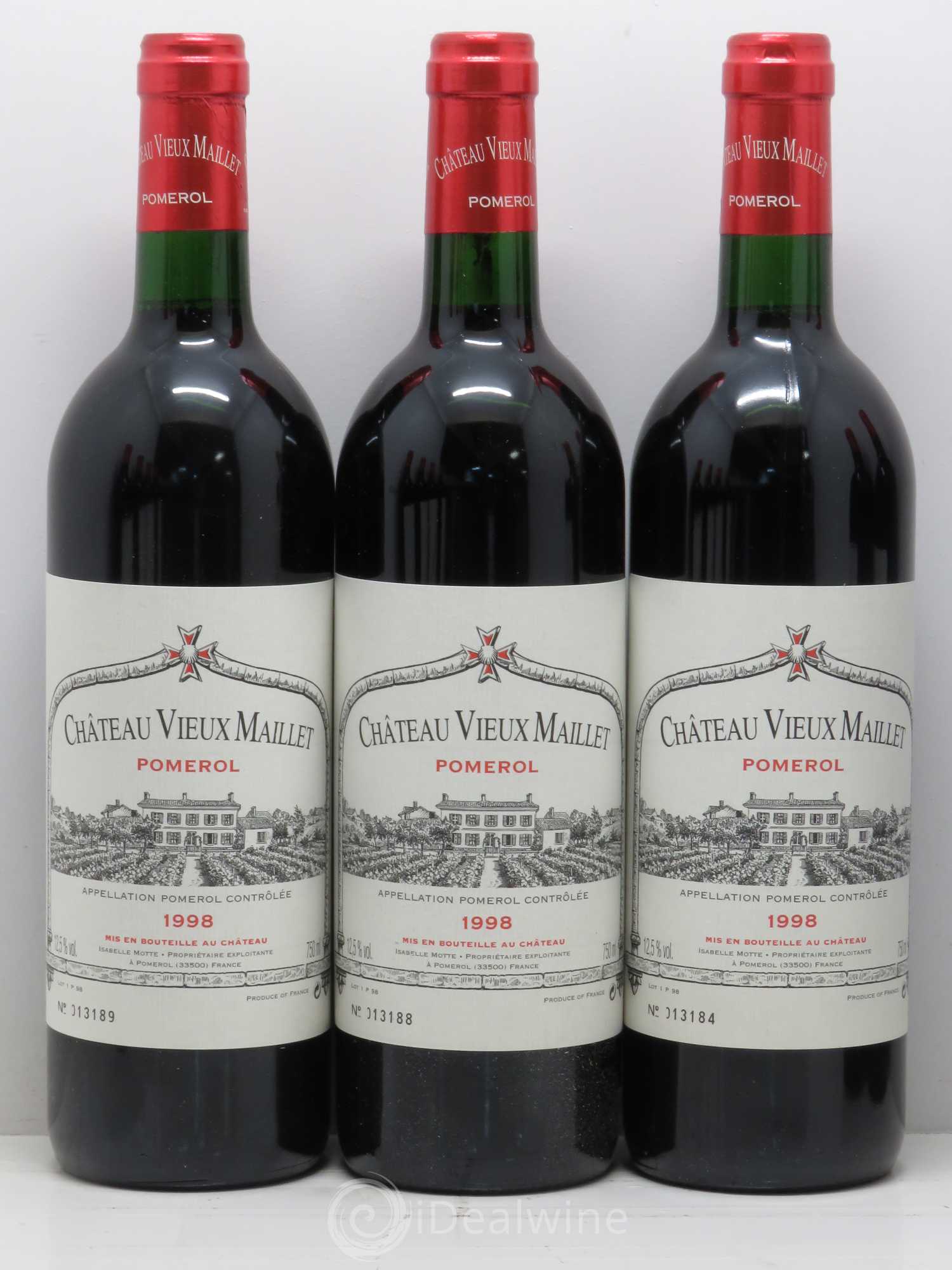 Château Vieux Maillet 1998 - Lot de 12 bouteilles - 2