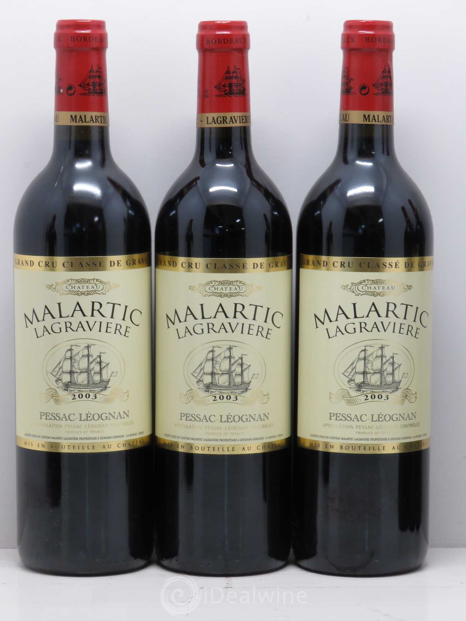 Château Malartic-Lagravière Cru Classé de Graves 2003 - Lot de 12 bouteilles - 3