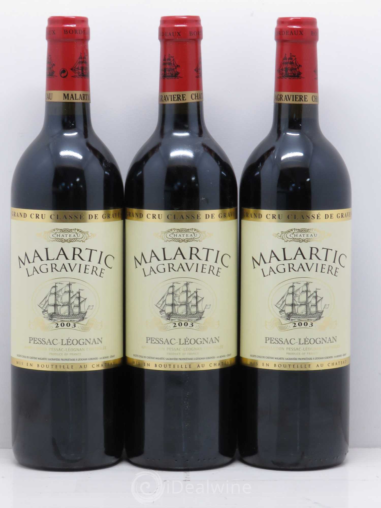 Château Malartic-Lagravière Cru Classé de Graves 2003 - Lot de 12 bouteilles - 4