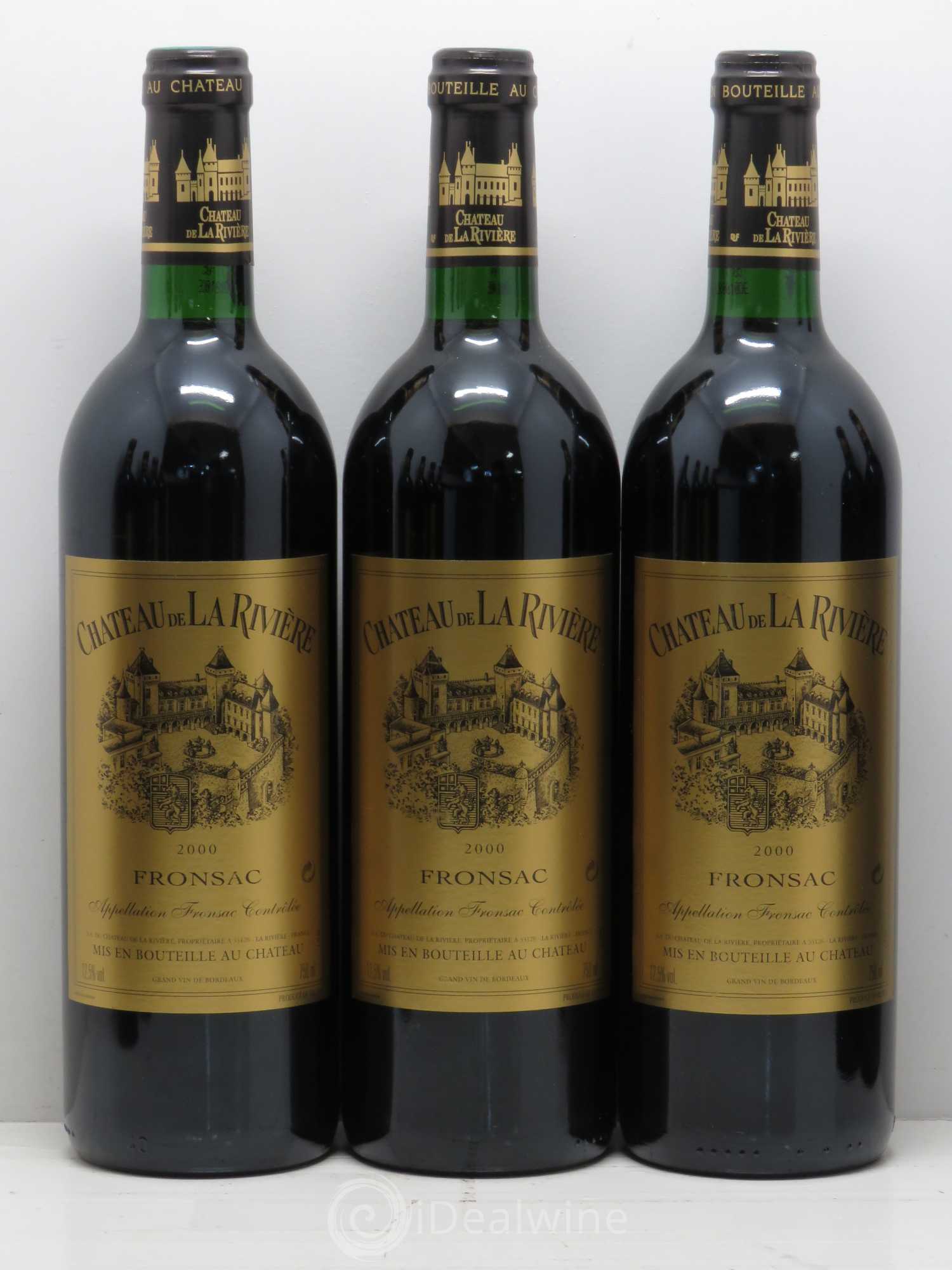 Château de La Rivière 2000 - Lot de 12 bouteilles - 2