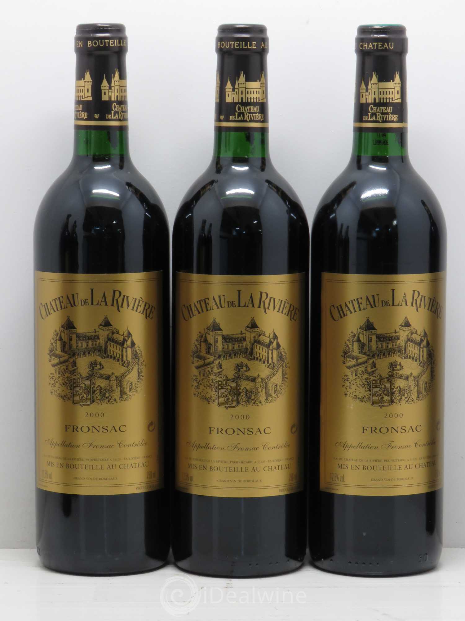 Château de La Rivière 2000 - Lot de 12 bouteilles - 3