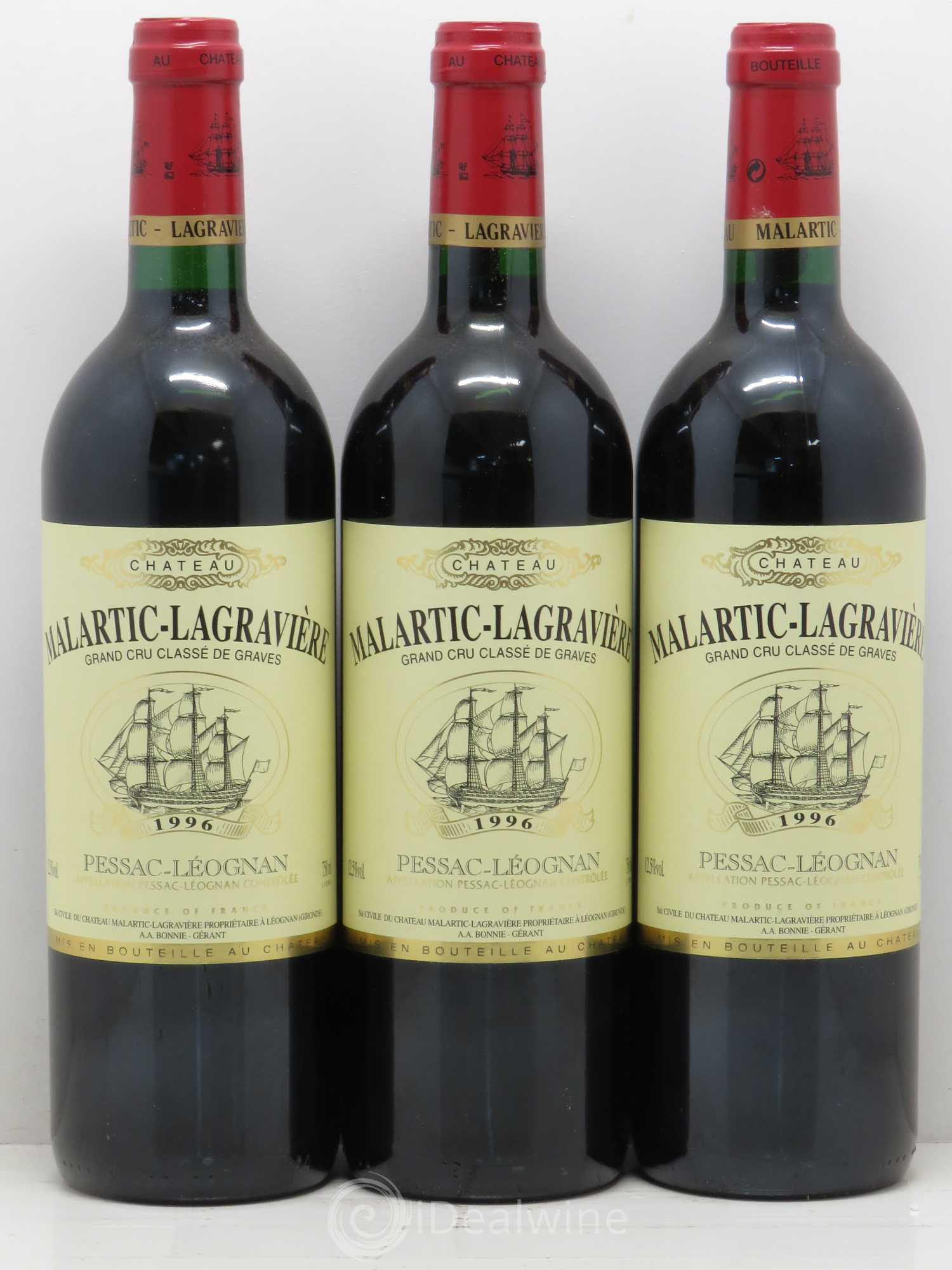 Château Malartic-Lagravière Cru Classé de Graves 1996 - Lot de 12 bouteilles - 4
