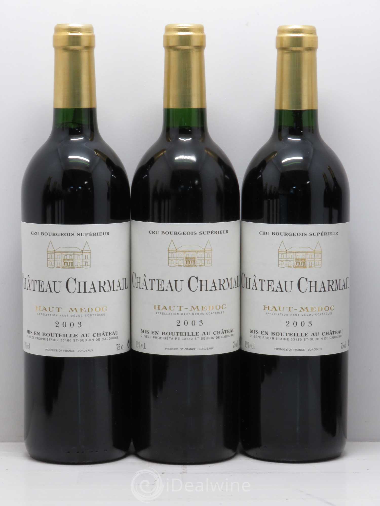 Château Charmail Cru Bourgeois 2003 - Lot de 12 bouteilles - 2
