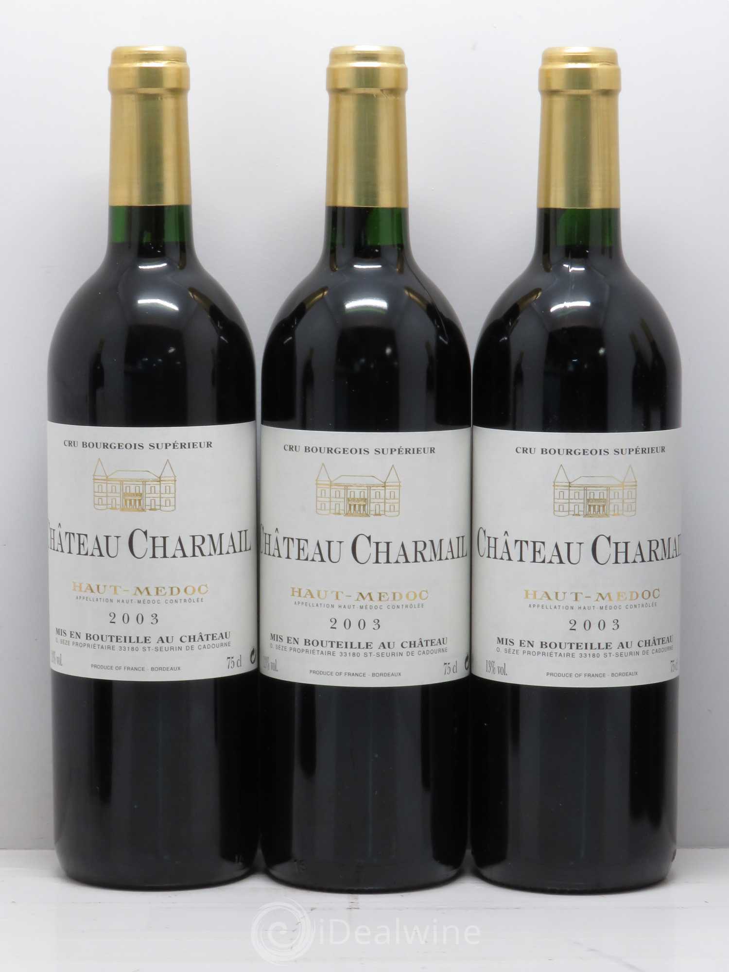 Château Charmail Cru Bourgeois 2003 - Lot de 12 bouteilles - 3