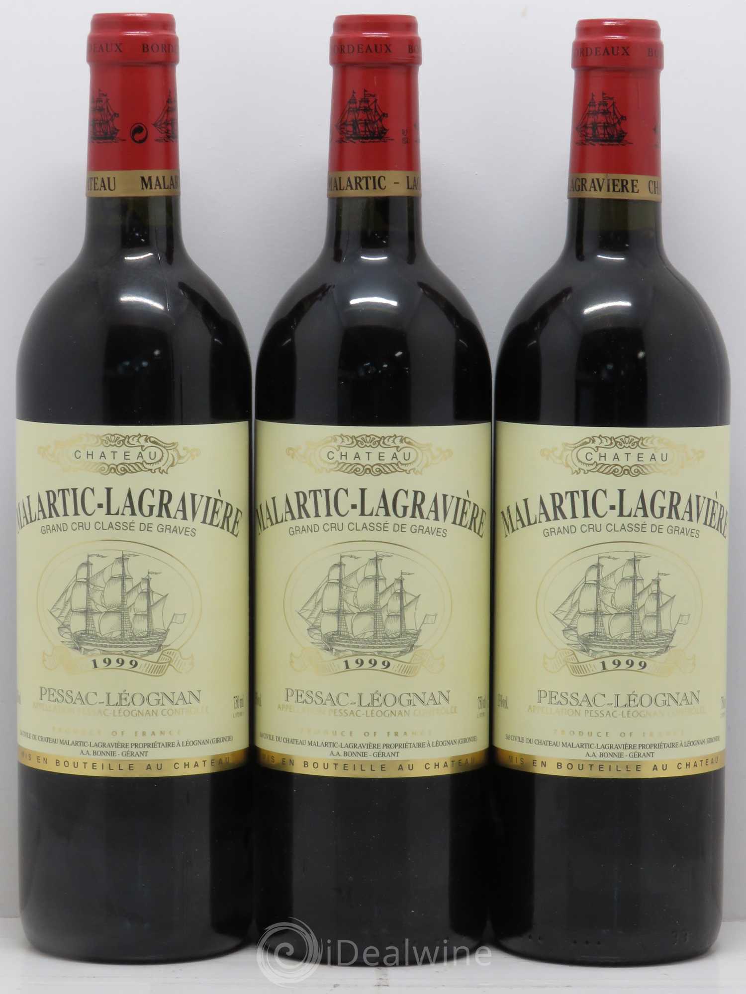 Château Malartic-Lagravière Cru Classé de Graves 1999 - Lot de 12 bouteilles - 3
