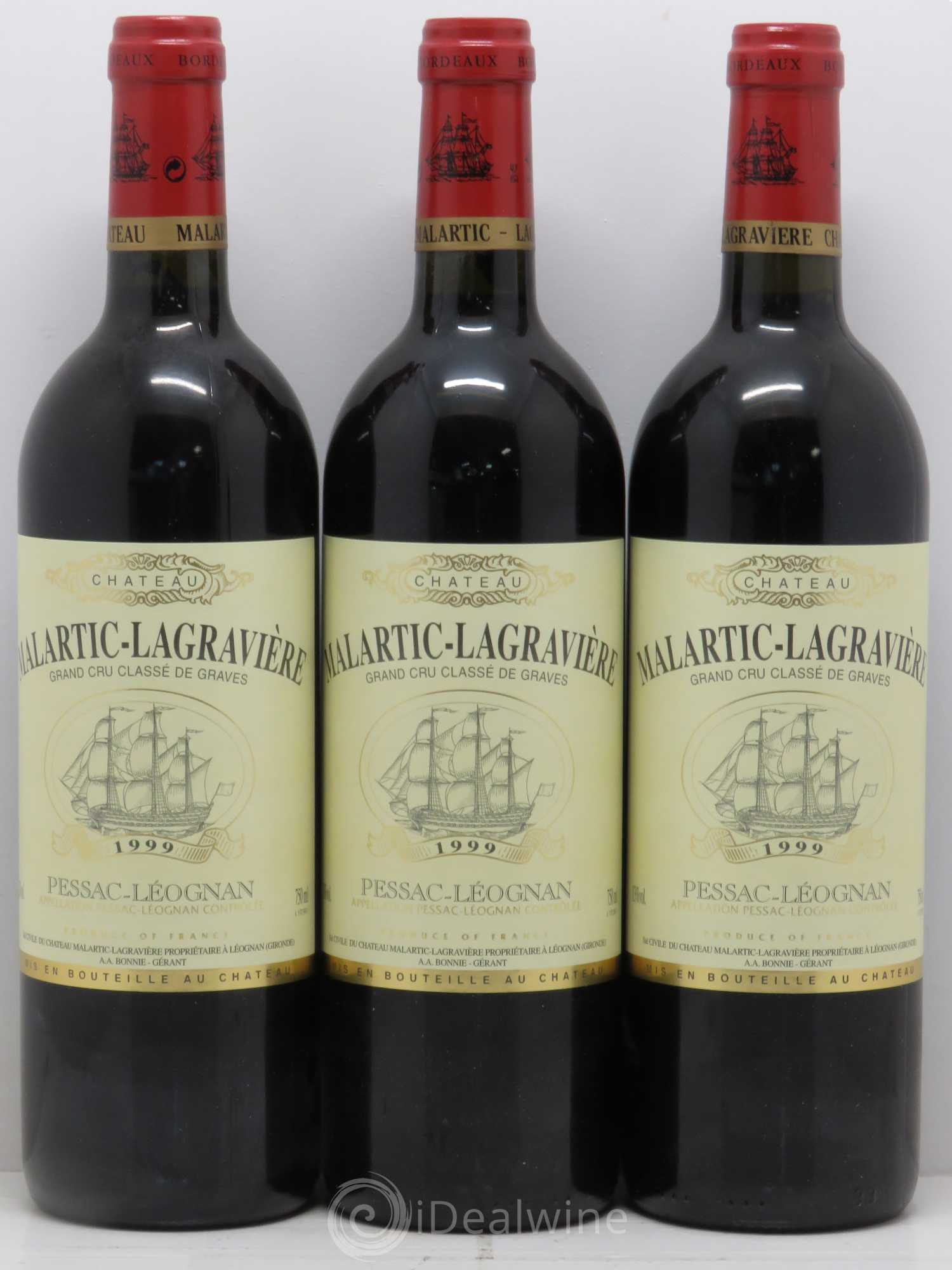 Château Malartic-Lagravière Cru Classé de Graves 1999 - Lot de 12 bouteilles - 4