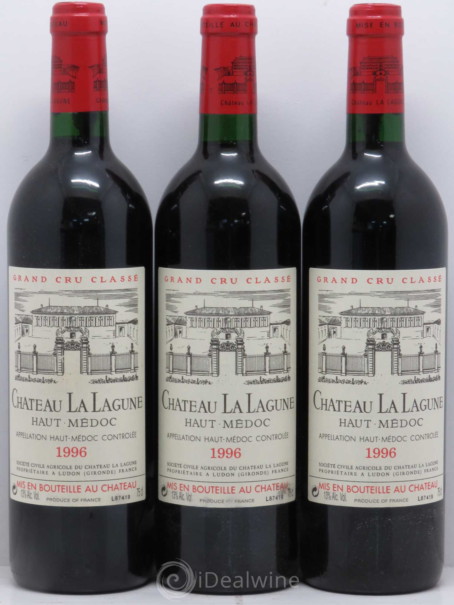 Château la Lagune 3ème Grand Cru Classé 1996 - Lot de 12 bouteilles - 2