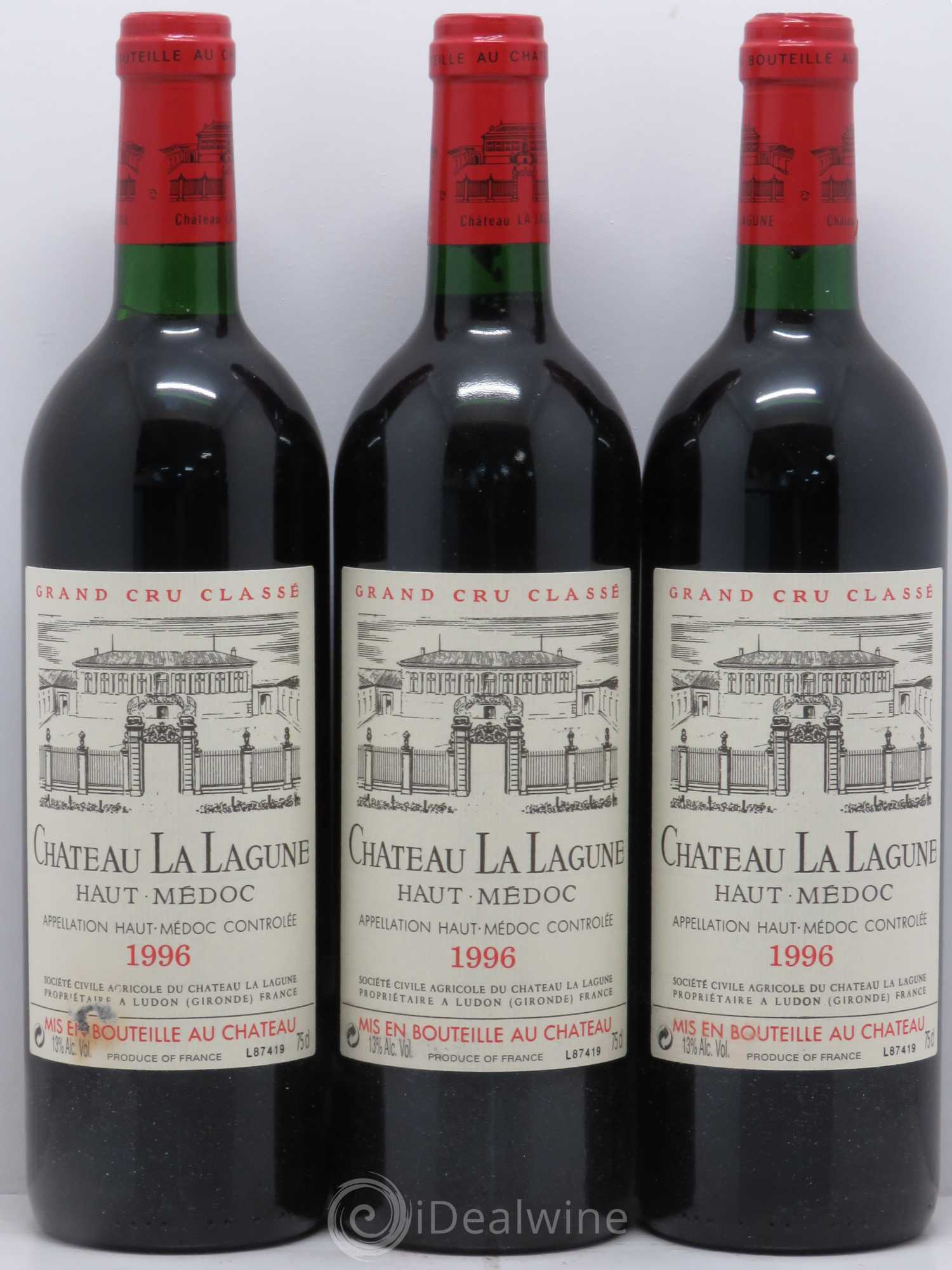 Château la Lagune 3ème Grand Cru Classé 1996 - Lot de 12 bouteilles - 3