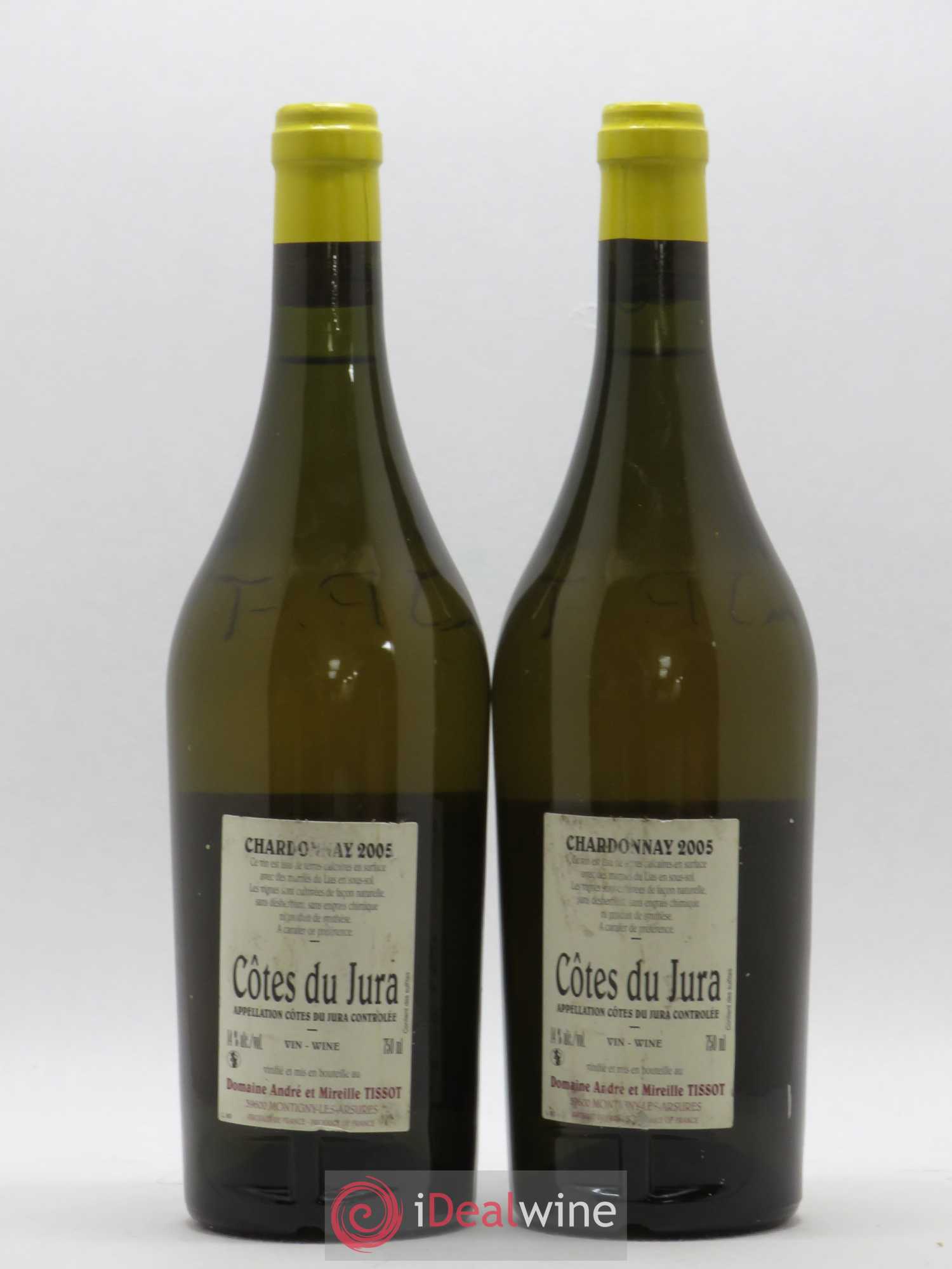 Côtes du Jura En Barberon Bénédicte et Stéphane Tissot Chardonnay 2005 - Lot de 2 bouteilles - 1