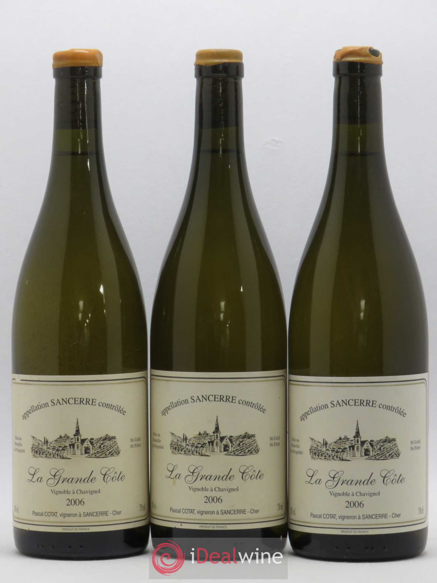 Sancerre La Grande Côte Pascal Cotat 2006 - Lot de 3 bouteilles - 0