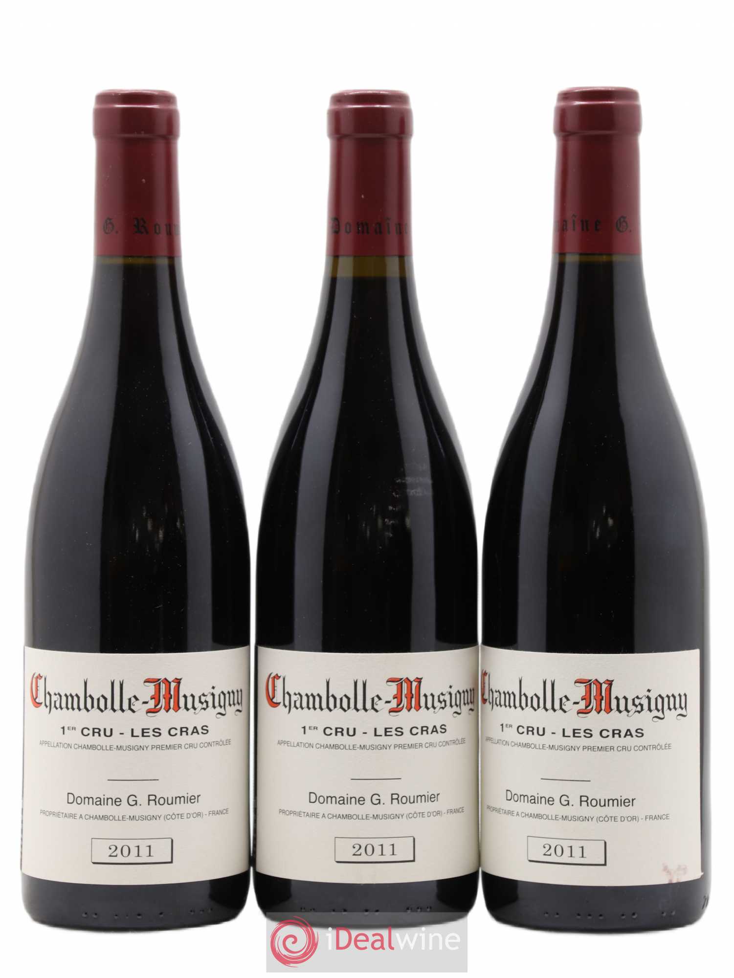 Chambolle-Musigny 1er Cru Les Cras Georges Roumier (Domaine) 2011 - Lot de 3 bouteilles - 0