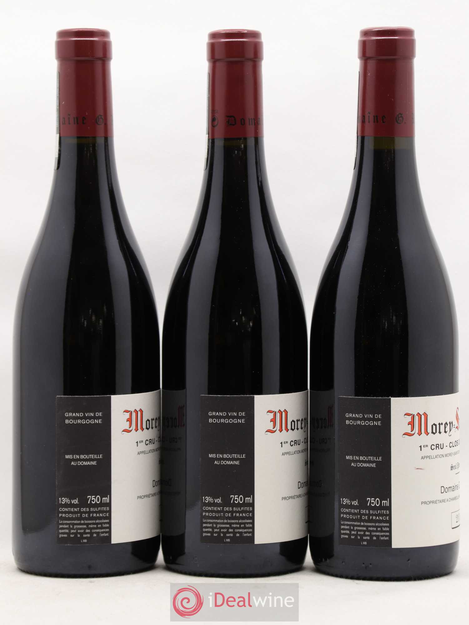 Morey-Saint-Denis 1er Cru Clos de la Bussière Georges Roumier (Domaine) 2013 - Lot de 3 bouteilles - 1