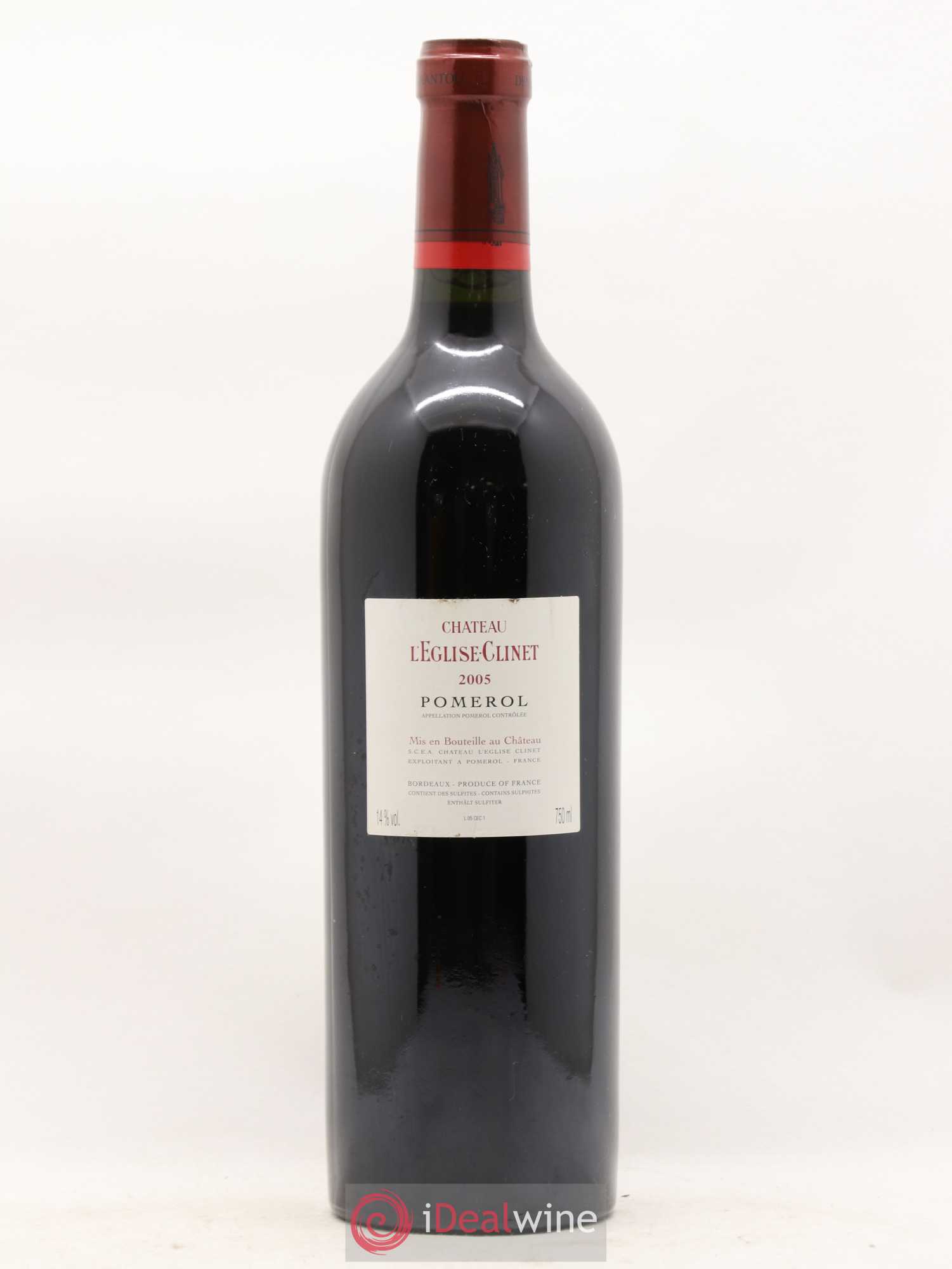 Château l' Église Clinet 2005 - Lot de 1 bouteille - 1