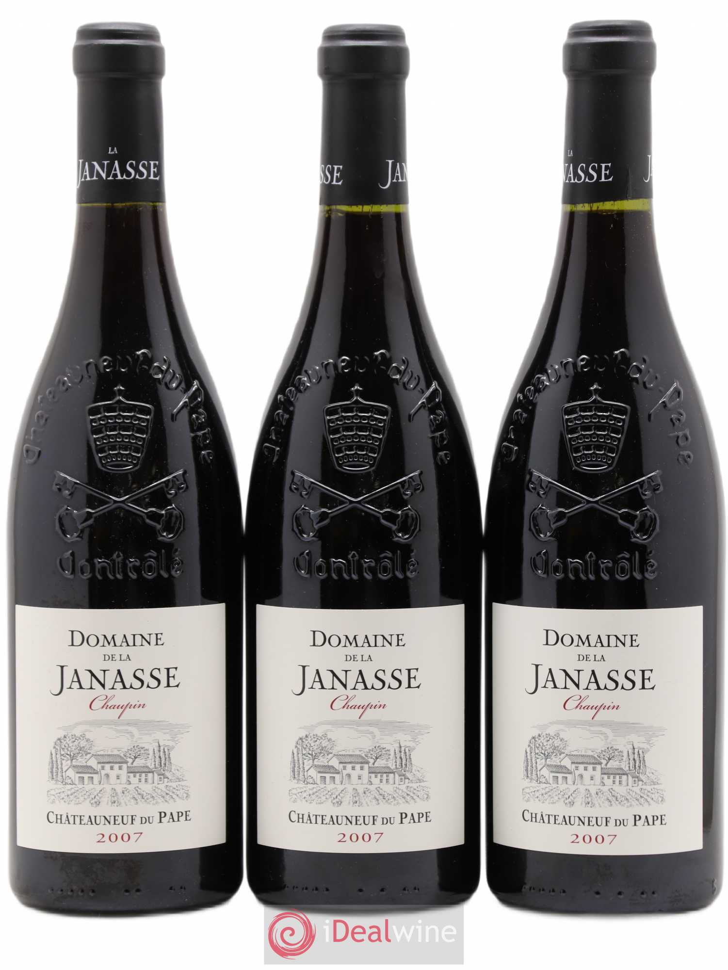 Châteauneuf-du-Pape Cuvée Chaupin La Janasse (Domaine de) 2007 - Lot de 3 bouteilles - 0