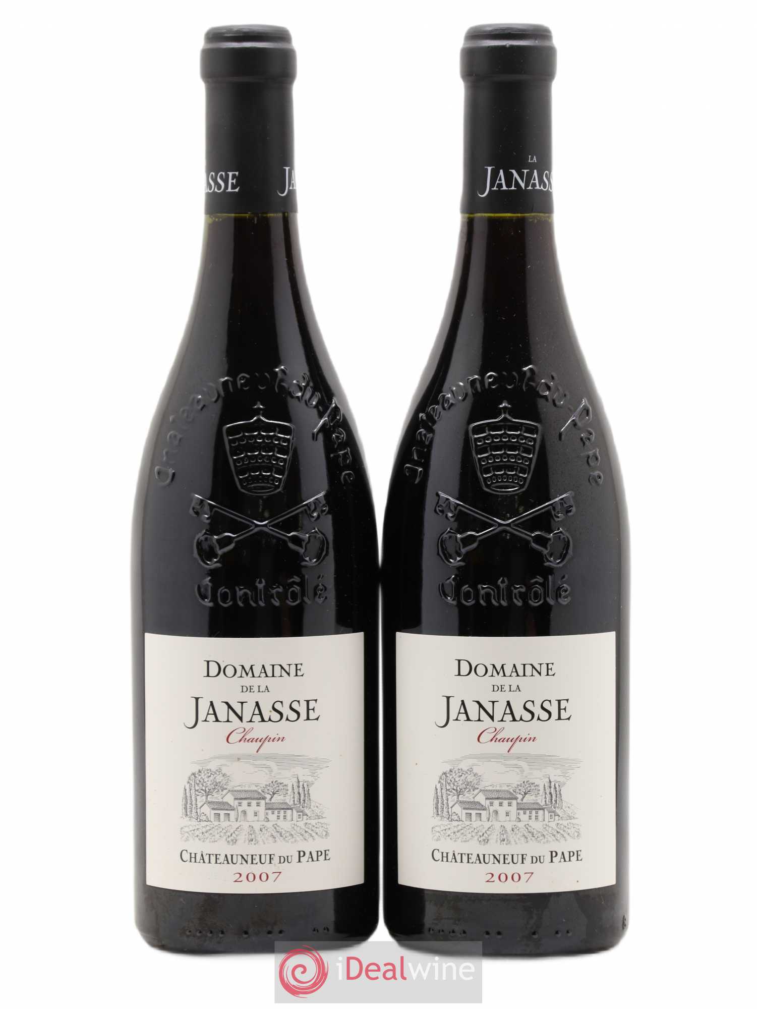 Châteauneuf-du-Pape Cuvée Chaupin La Janasse (Domaine de) 2007 - Lot de 2 bouteilles - 0