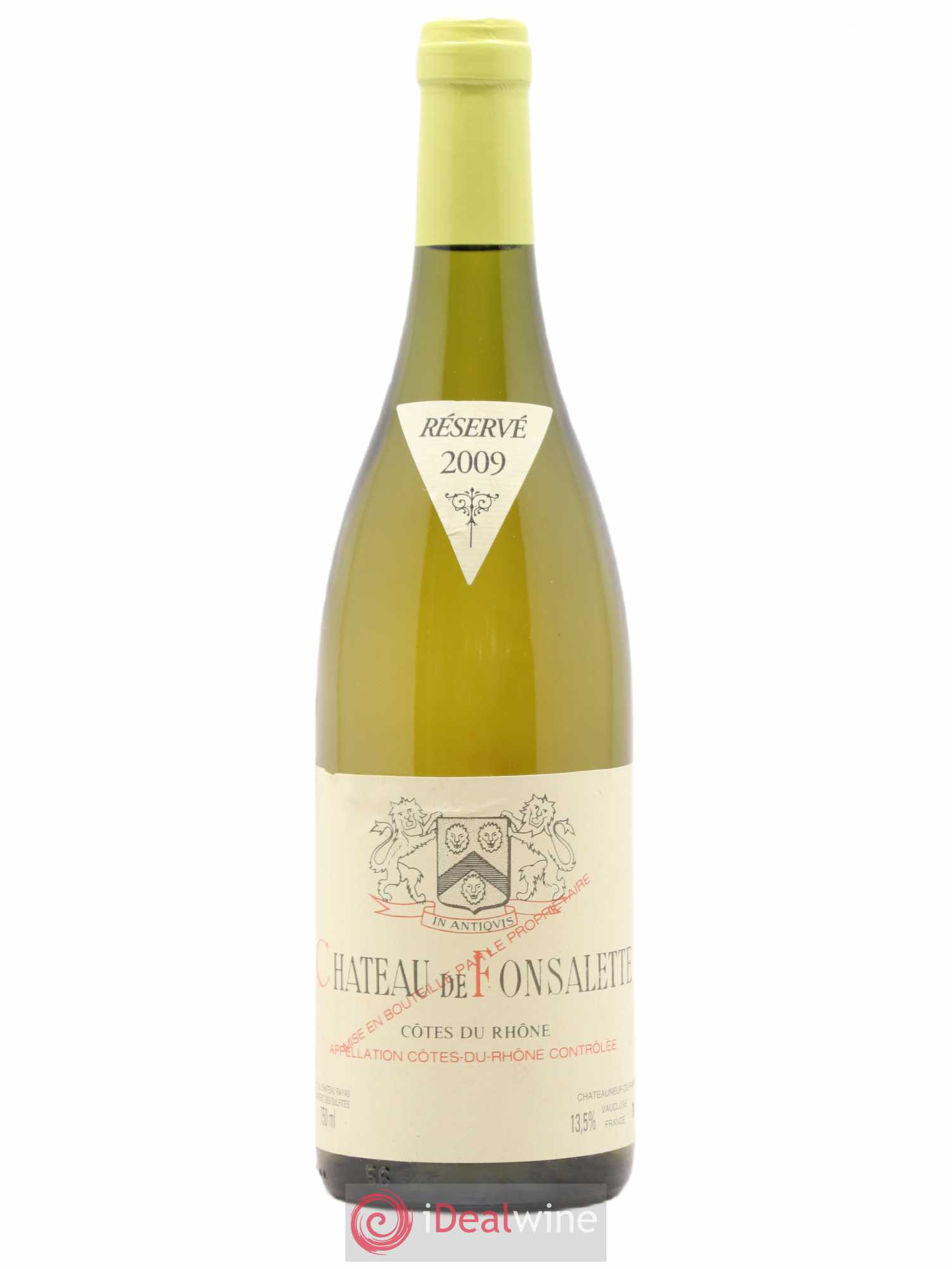 Côtes-du-Rhône Château de Fonsalette Emmanuel Reynaud 2009 - Lot de 1 bouteille - 0