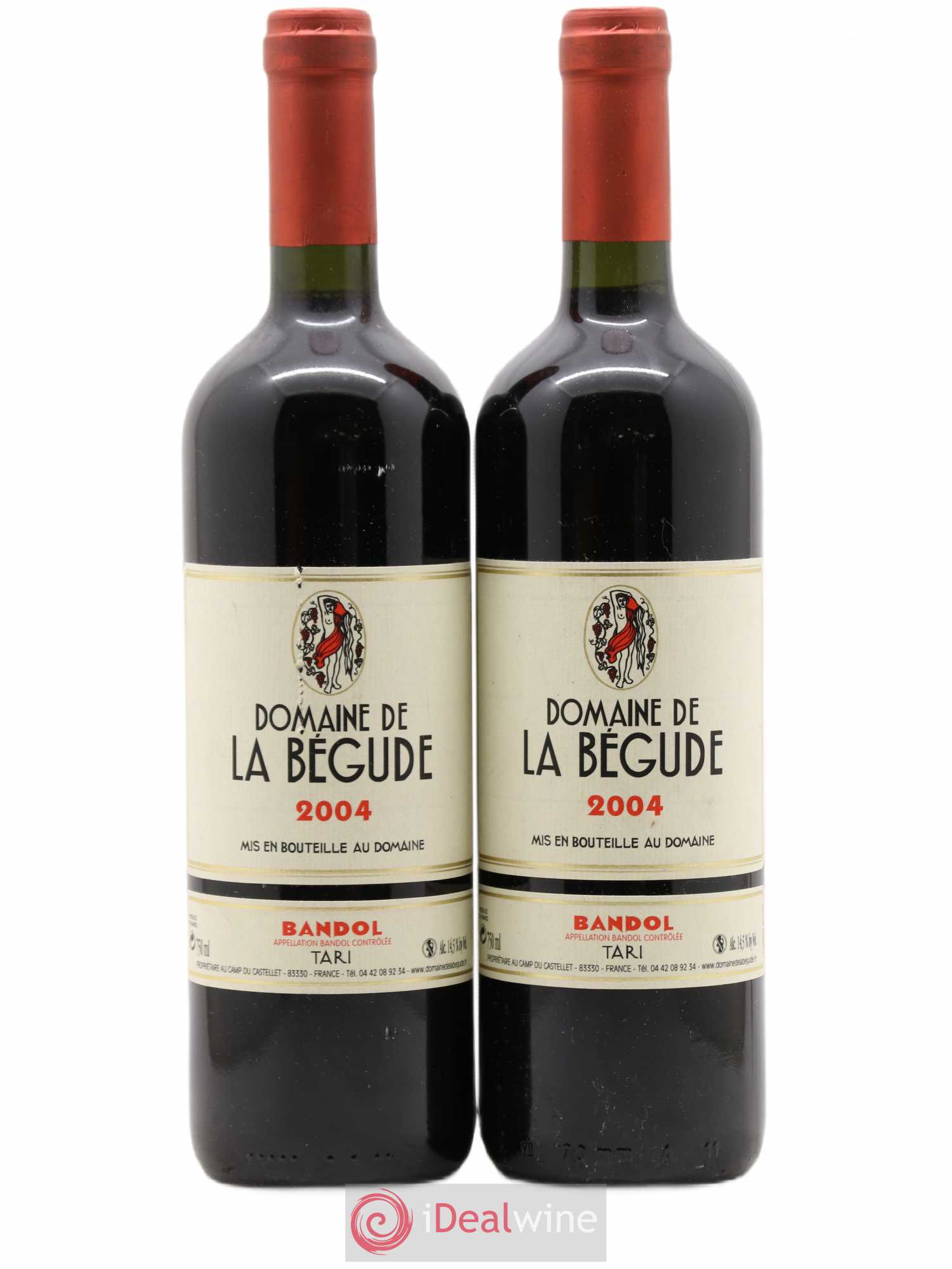 Bandol La Bégude 2004 - Lot de 2 bouteilles - 0
