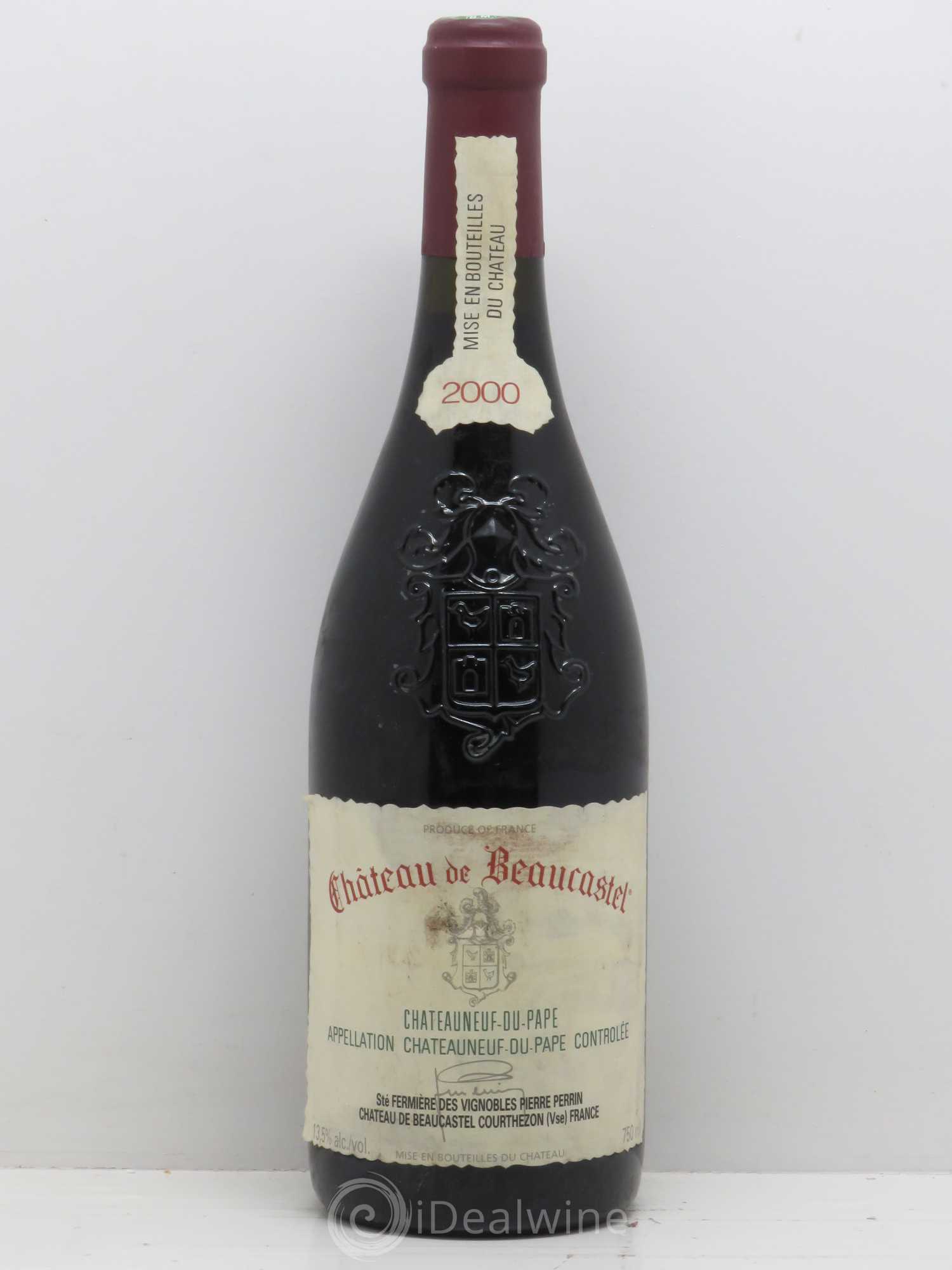 Châteauneuf-du-Pape Château de Beaucastel Famille Perrin 2000 - Lot de 1 bouteille - 0