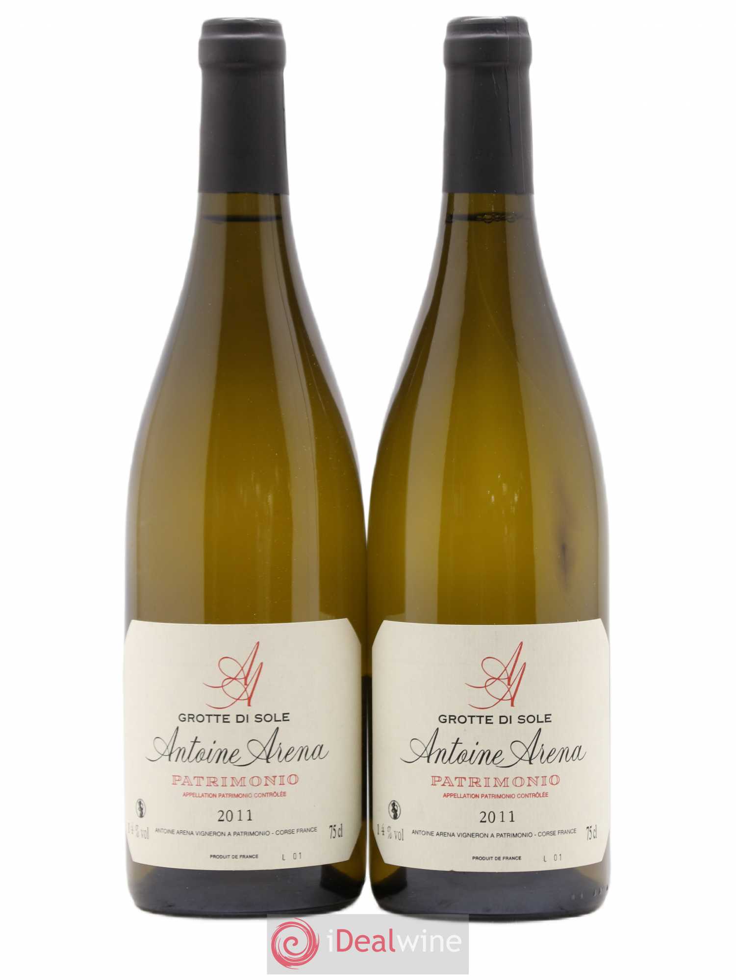 Patrimonio Grotte di Sole Antoine Arena 2011 - Lot de 2 bouteilles - 0