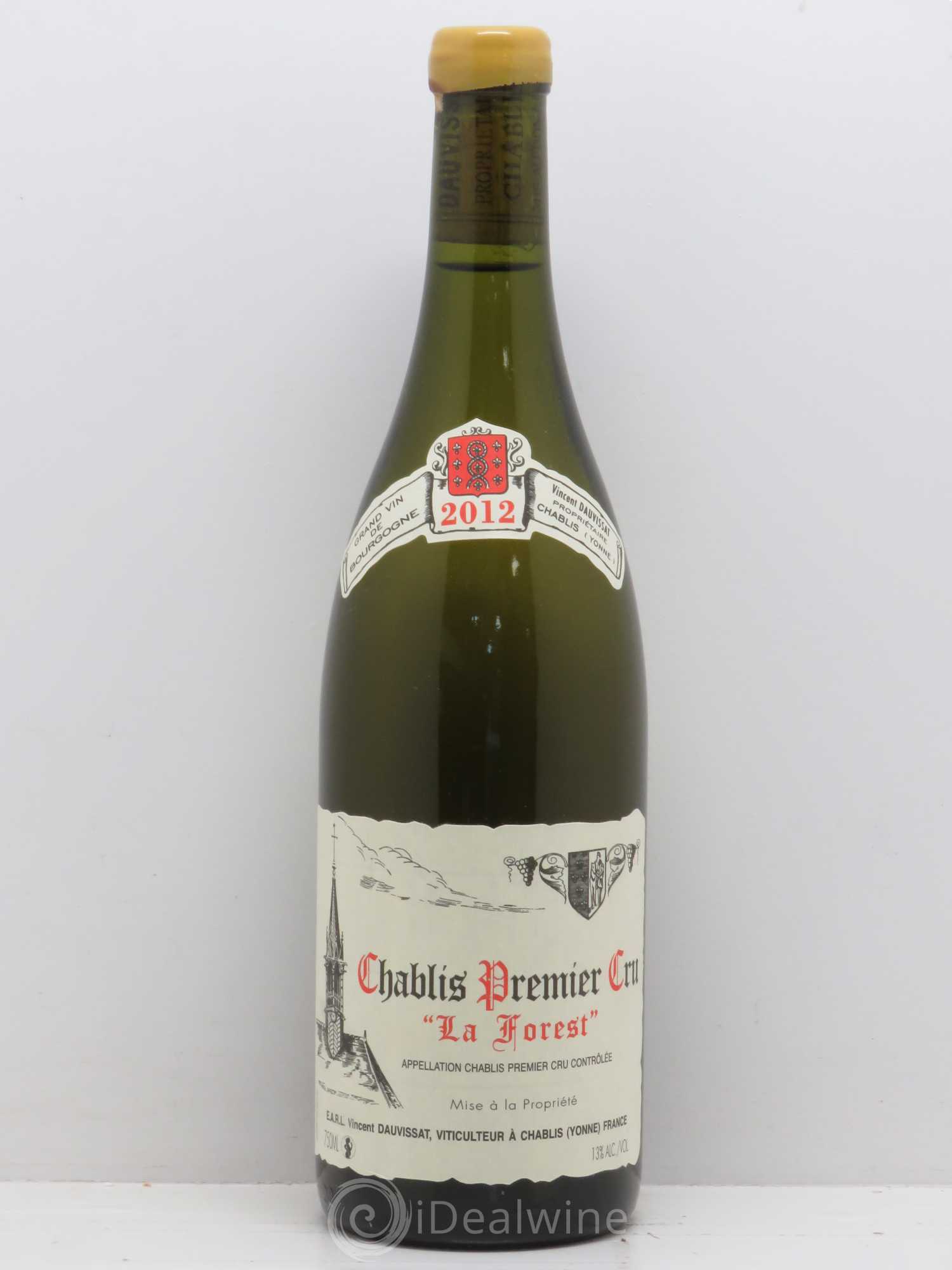Chablis 1er Cru La Forest Vincent Dauvissat (Domaine) 2012 - Lot de 1 bouteille - 0